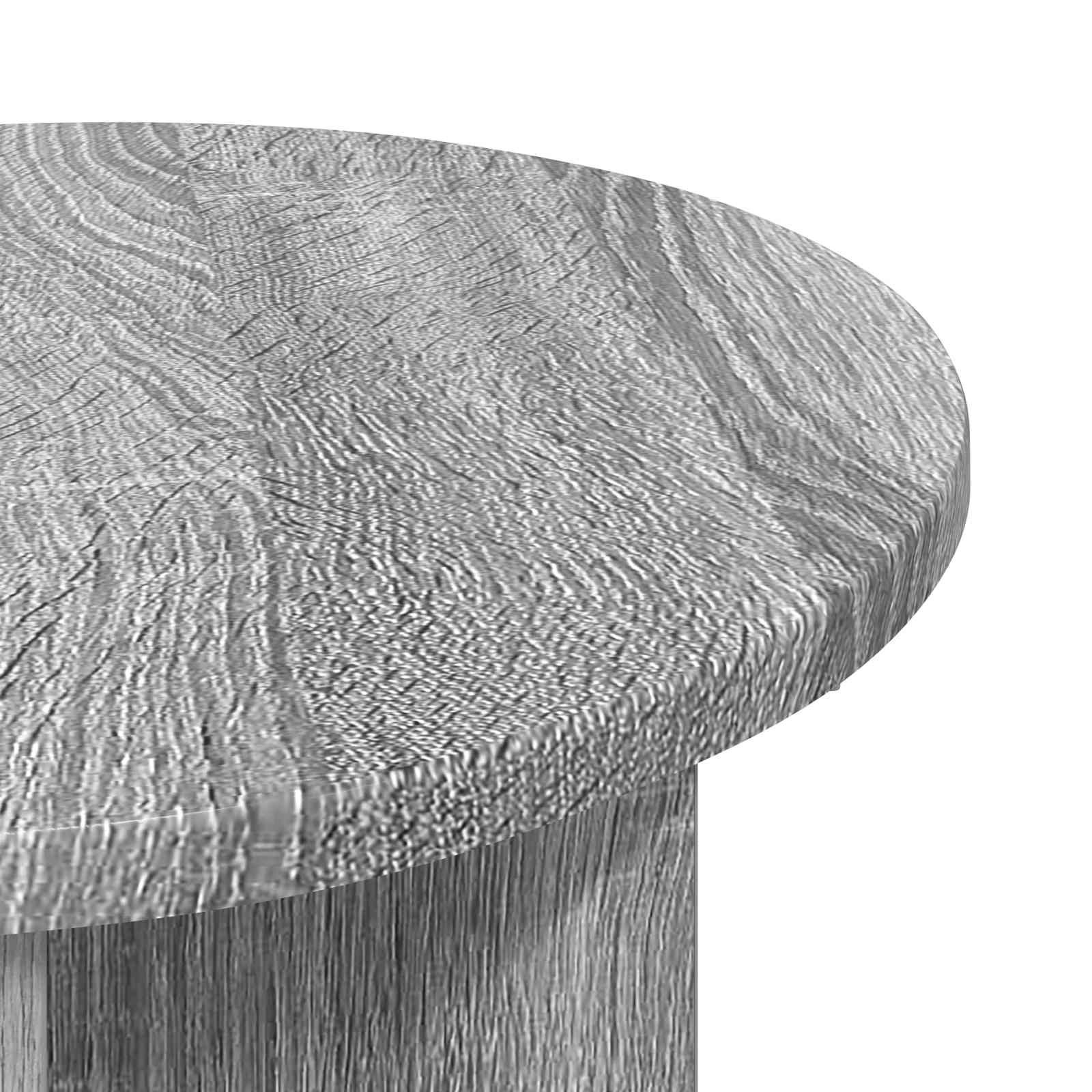 Šoninis stalas 2 pcs Pilka sonoma ąžuolo Ø 39 x 38 cm