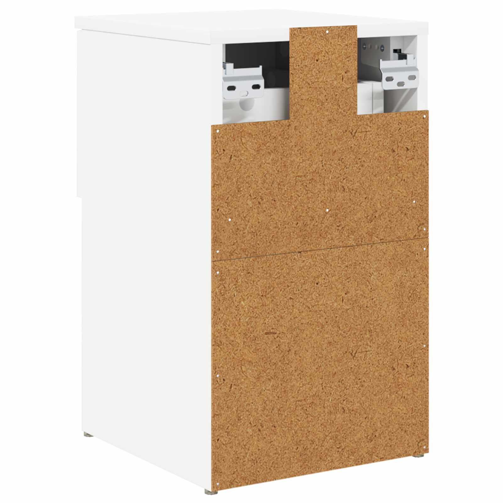 Lovos spintelė 2 pcs Balta 29 x 31,5 x 49 cm Apdirbta mediena