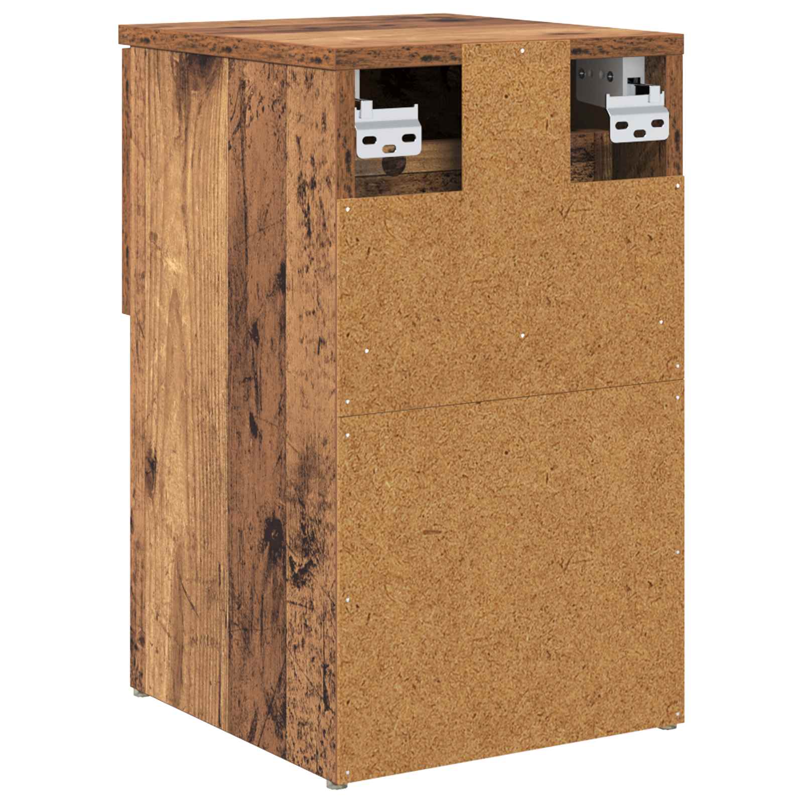 Lovos spintelė 2 pcs Sendintos medienos 29 x 31,5 x 49 cm