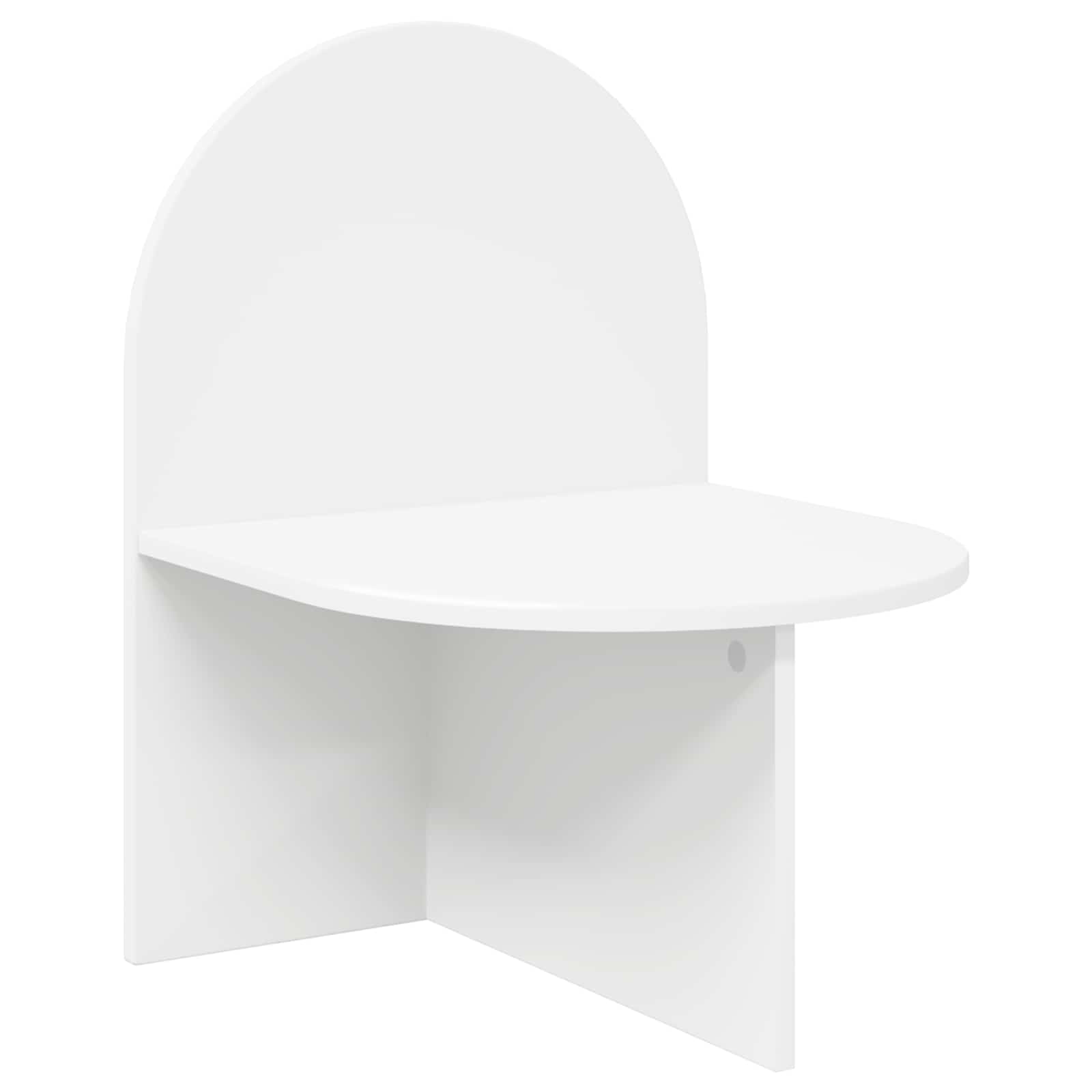 Naktinis staliukas 2 pcs Balta 48 x 49 x 65 cm Dirbtinė mediena