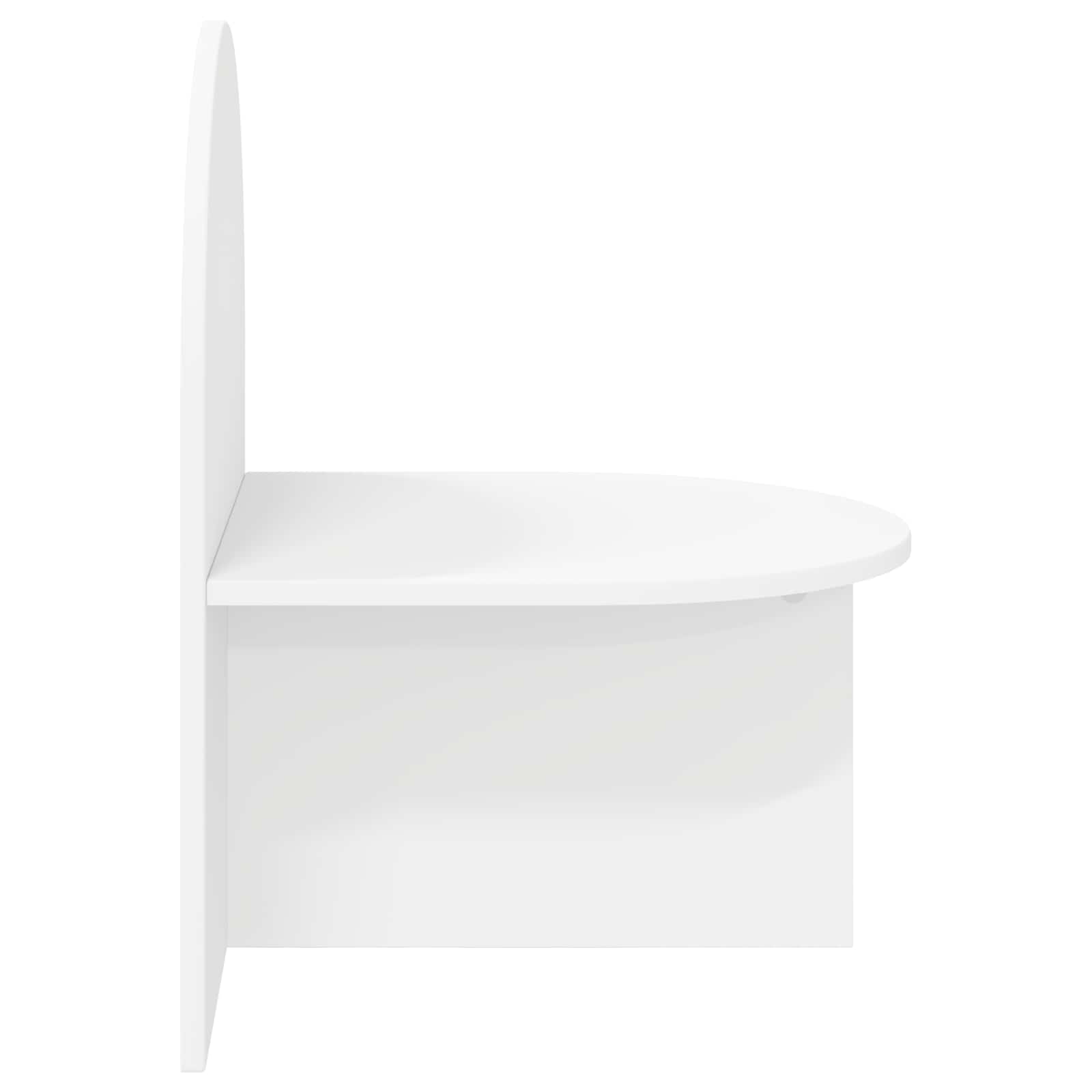 Naktinis staliukas 2 pcs Balta 48 x 49 x 65 cm Dirbtinė mediena