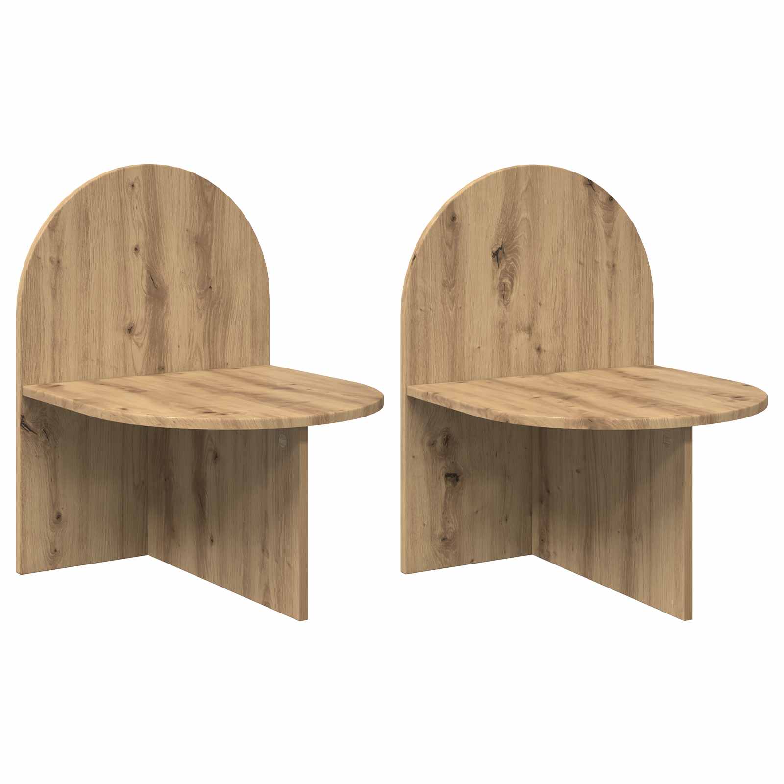Naktinis staliukas 2 pcs Artisano ąžuolo 48 x 49 x 65 cm