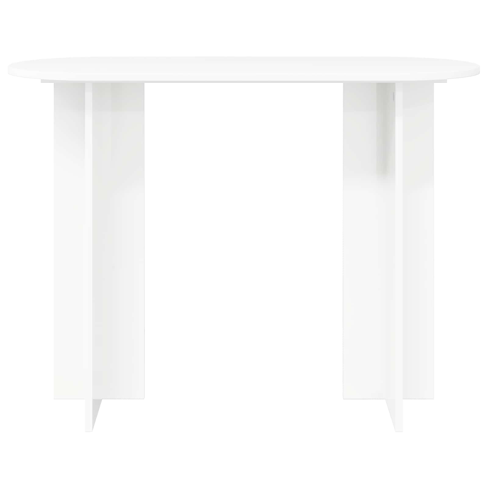 Konsoles galds Balts 100 x 39,5 x 75 cm Apstrādāta koksne