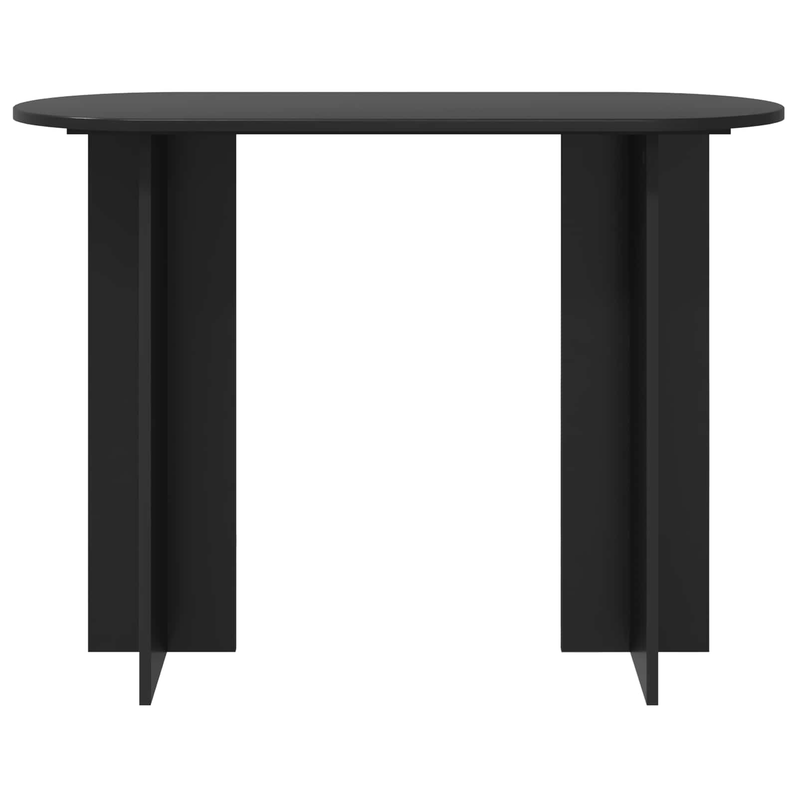 Konsoles galds ar glabātuvi melna ozolkoka 100 x 39,5 x 75 cm