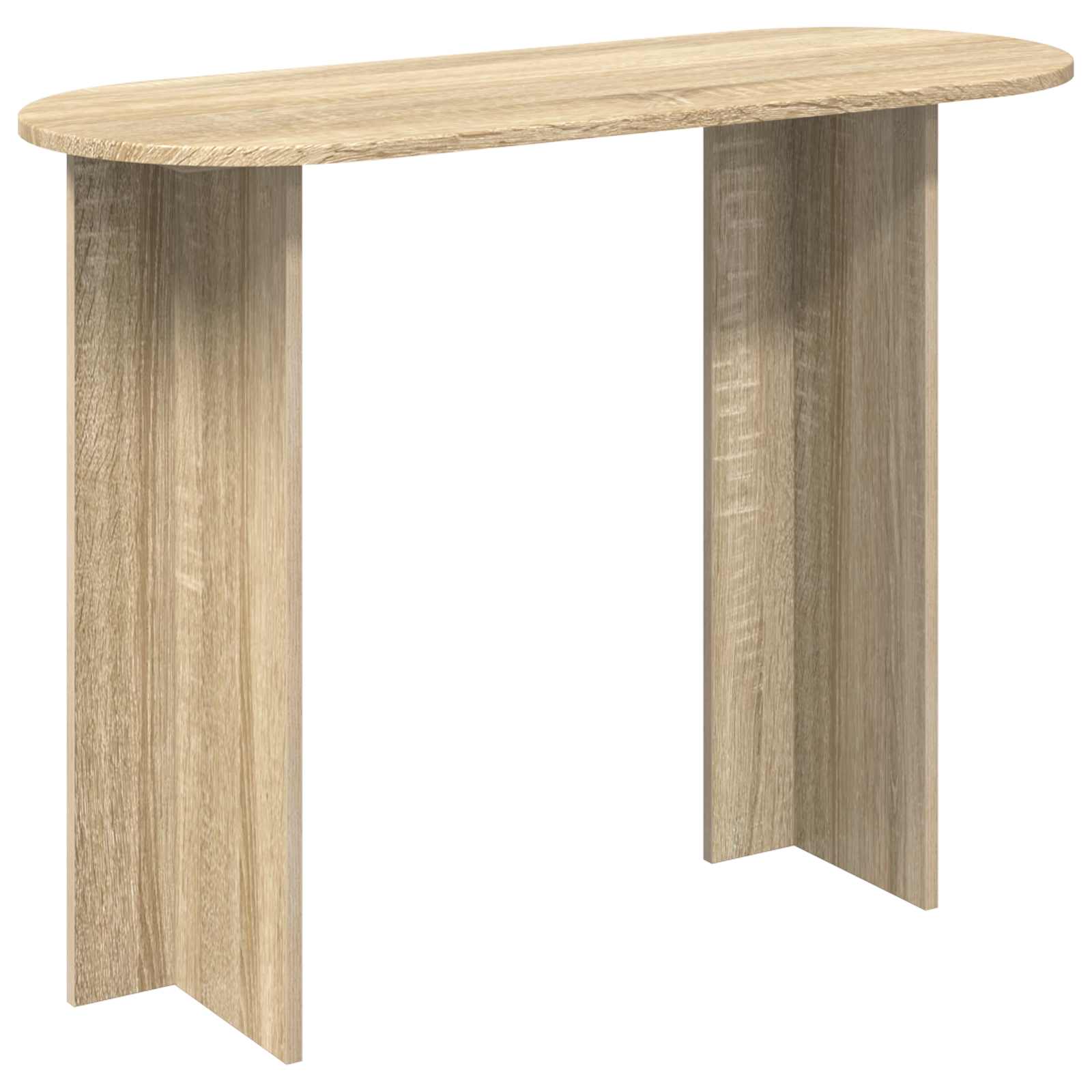 Konsoles galds ar uzglabāšanas vietu, Sonoma ozols, 100 x 39,5 x 75 cm