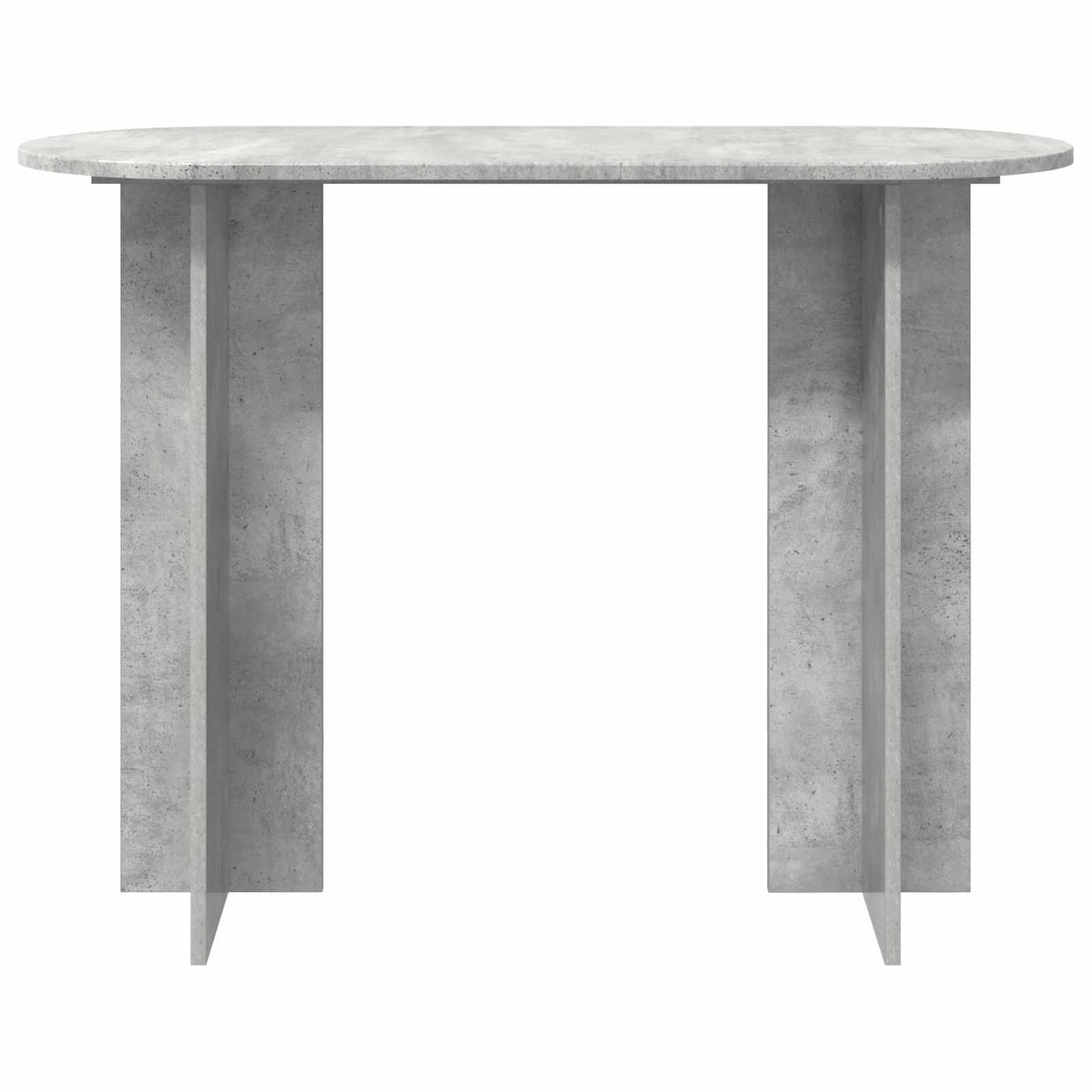 Konsolinis stalas su saugykla Betono pilka 100 x 39,5 x 75 cm