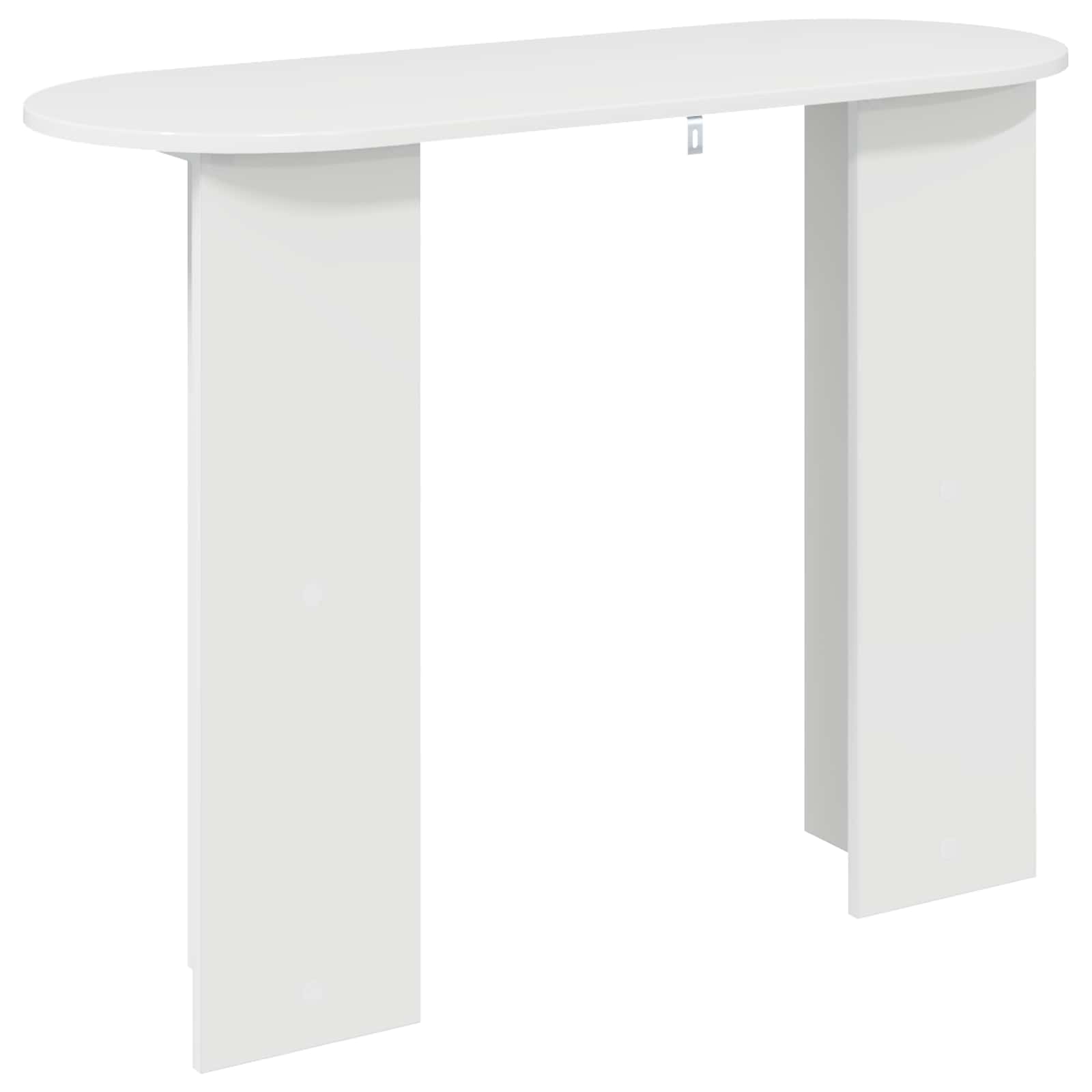 Konsolinis stalas Itin blizgi balta 100 x 39,5 x 75 cm