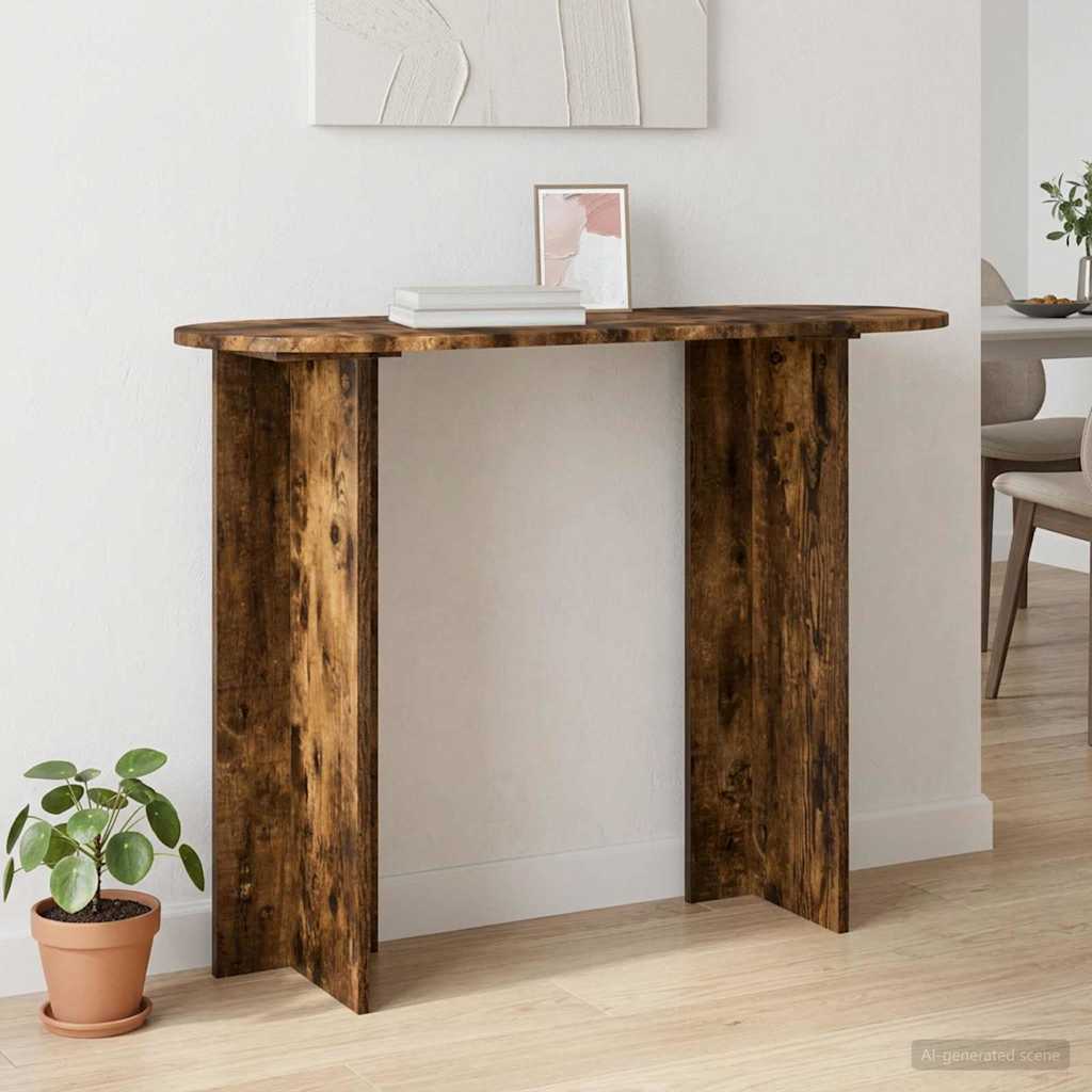 Konsoles galds ar glabātuvi Dūmu ozols 100 x 39,5 x 75 cm