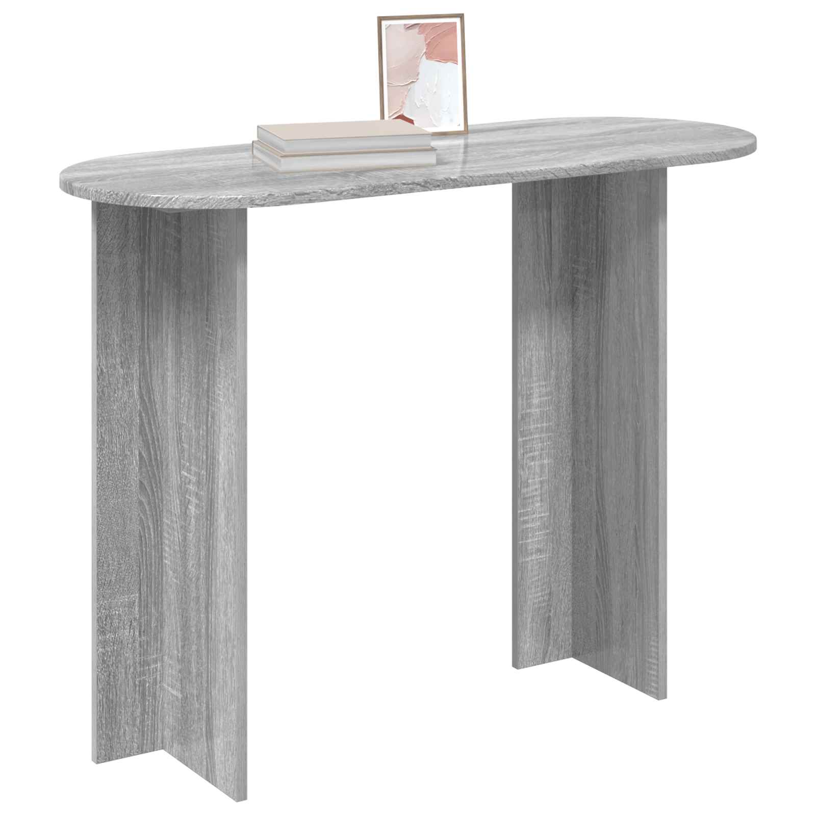 Konsolinis stalas Pilka sonoma ąžuolo 100 x 39,5 x 75 cm