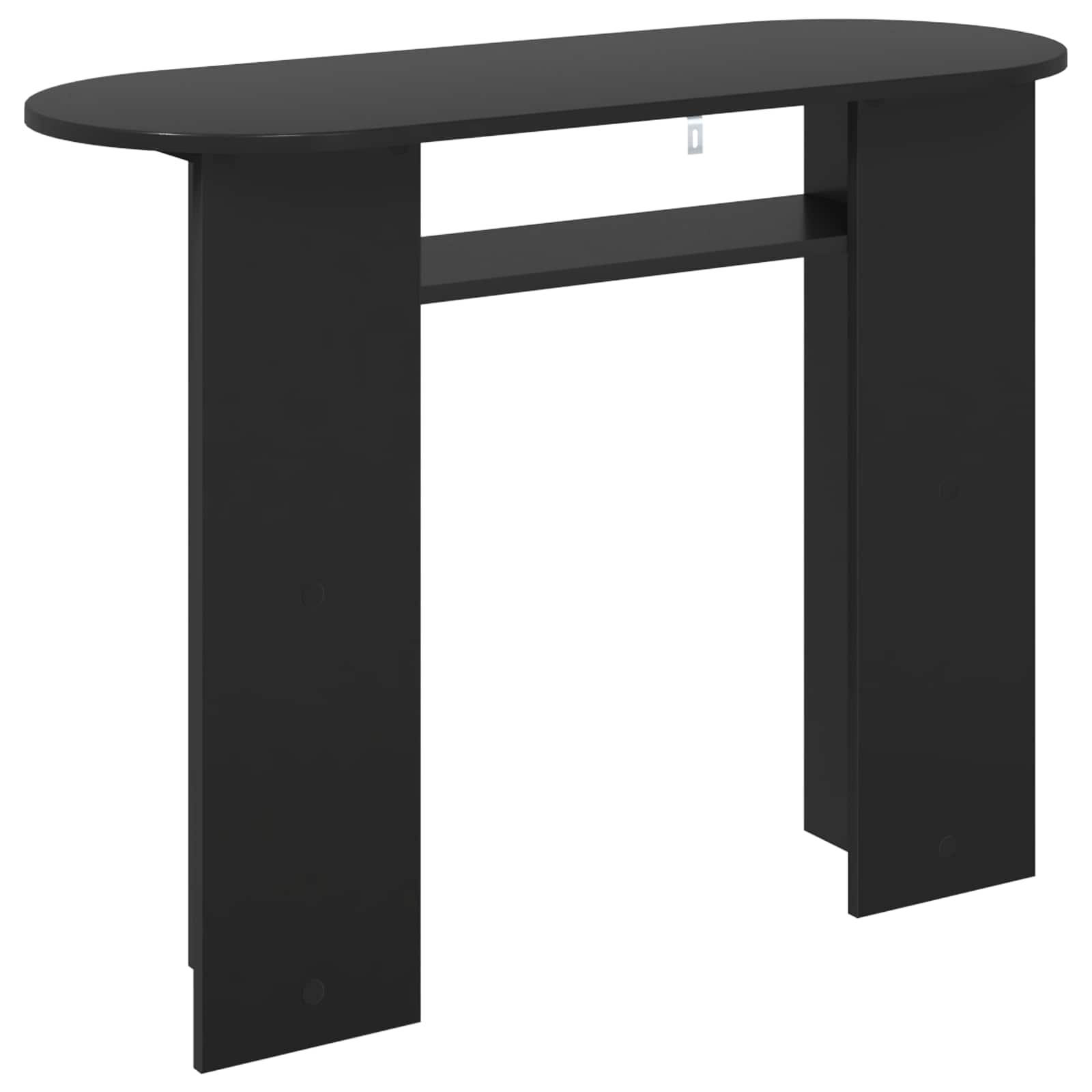 Konsolinis stalas su saugykla Juodojo ąžuolo 100 x 39,5 x 75 cm