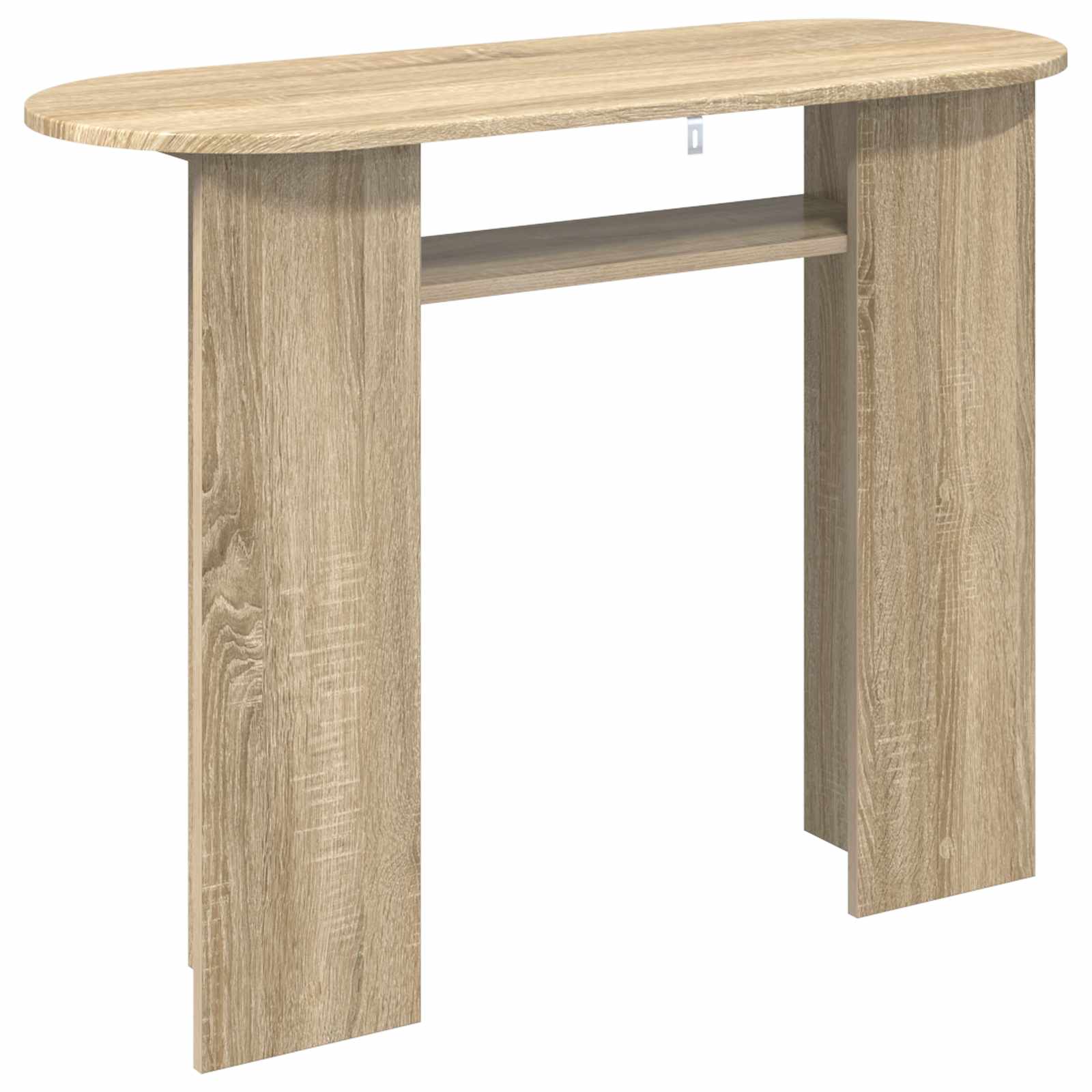 Konsolinis stalas su saugykla Sonoma ąžuolas 100 x 39,5 x 75 cm