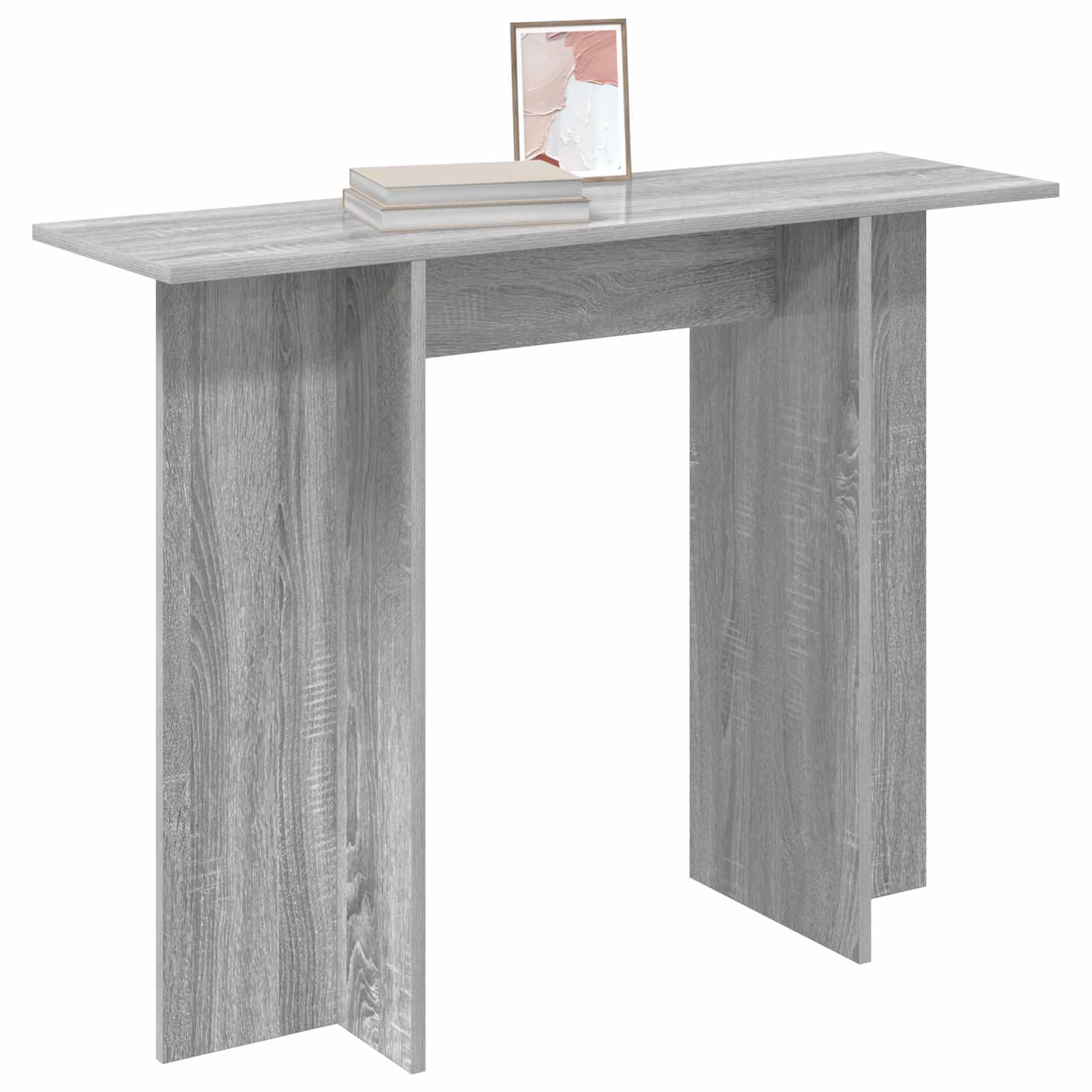 Konsolinis stalas Pilka sonoma ąžuolo 100 x 30 x 75 cm