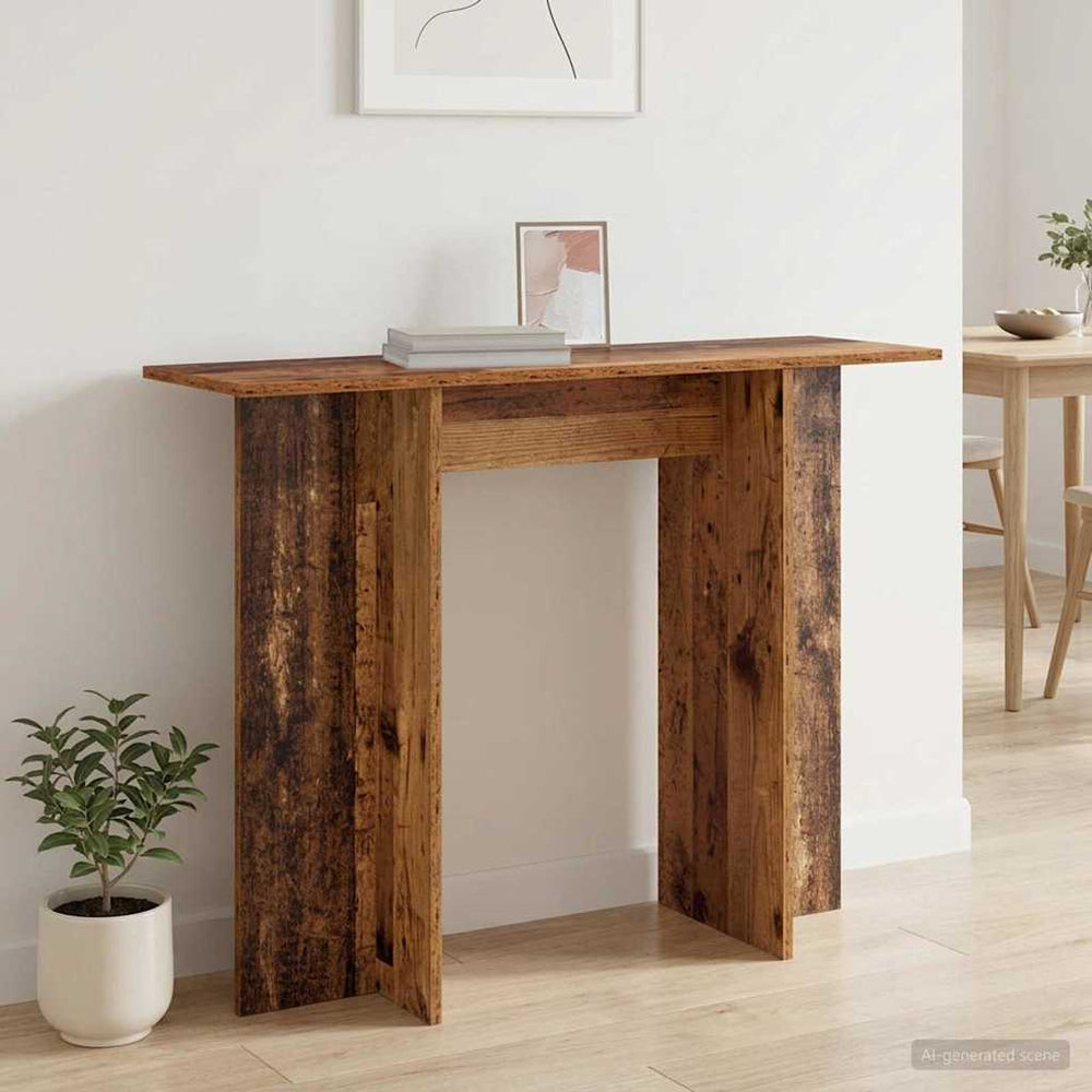 Konsolinis stalas Sendintos medienos 100 x 30 x 75 cm