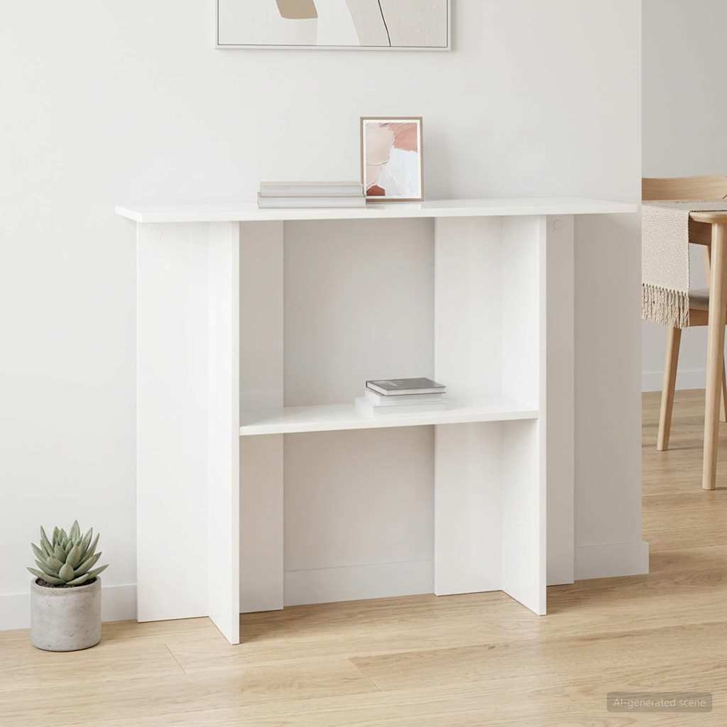 Konsoles galds Balts 100 x 30 x 75 cm Apstrādāta koksne
