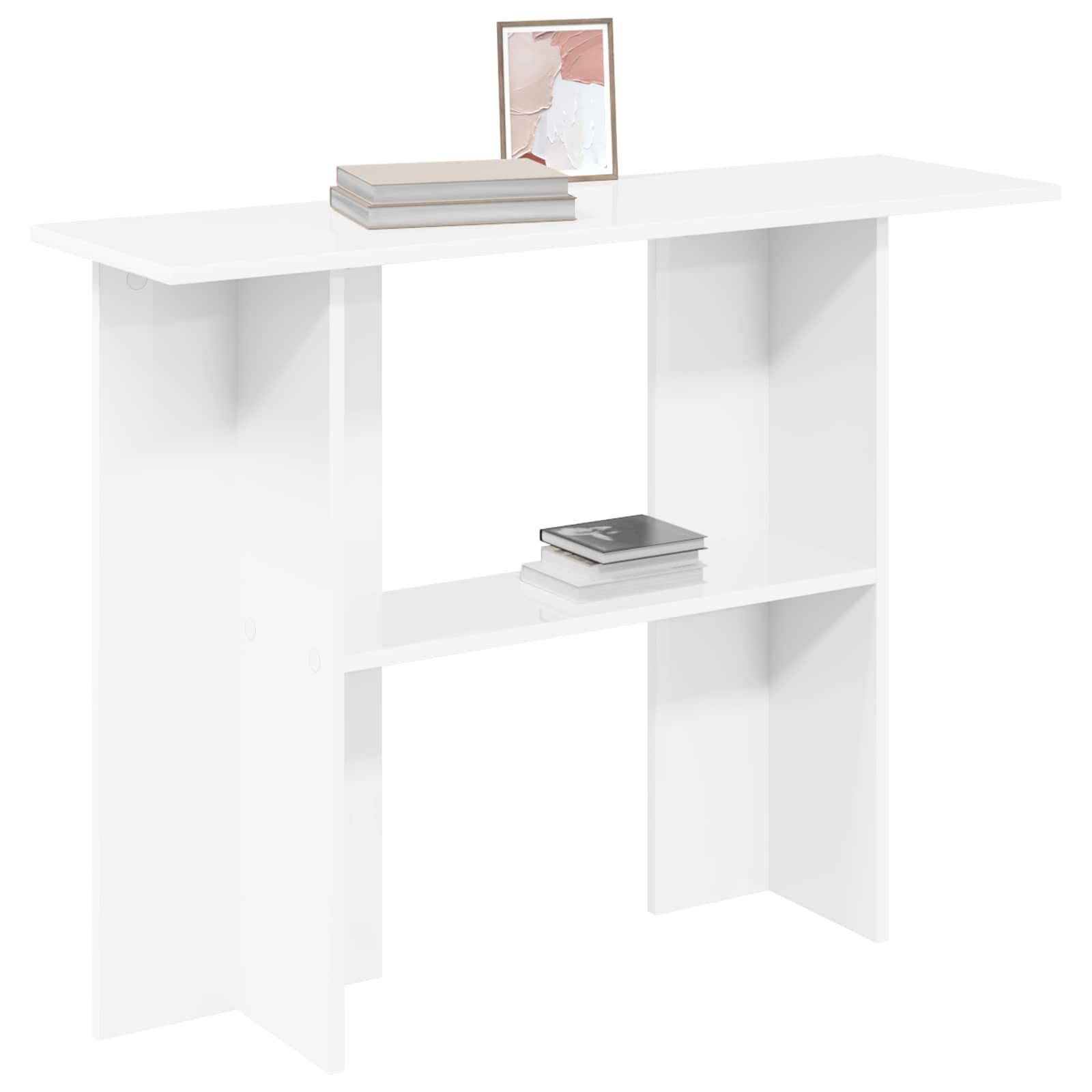 Konsoles galds Balts 100 x 30 x 75 cm Apstrādāta koksne