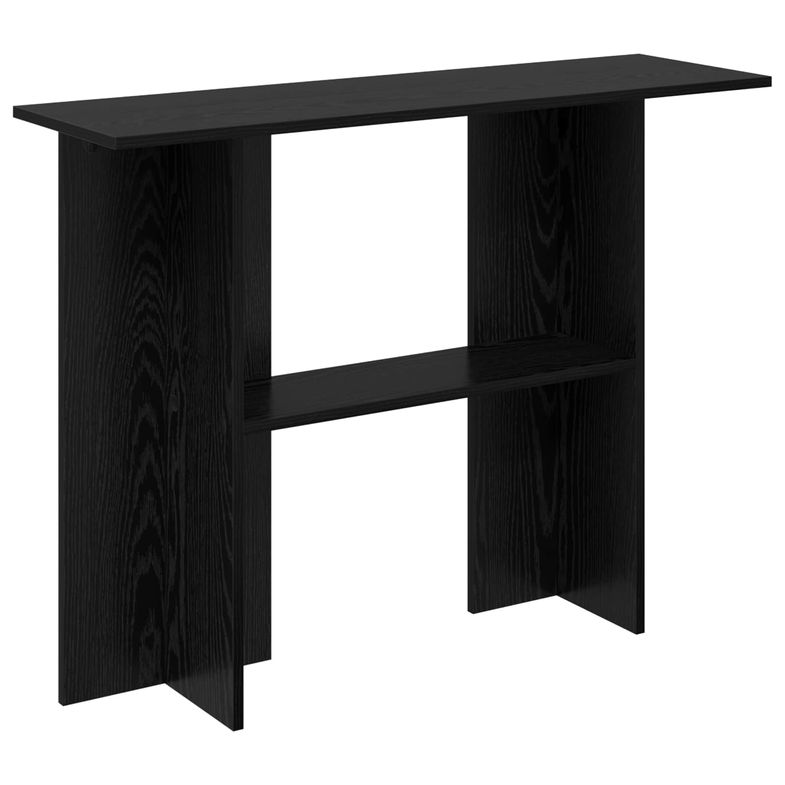 Konsoles galds Melnais ozols 100 x 30 x 75 cm