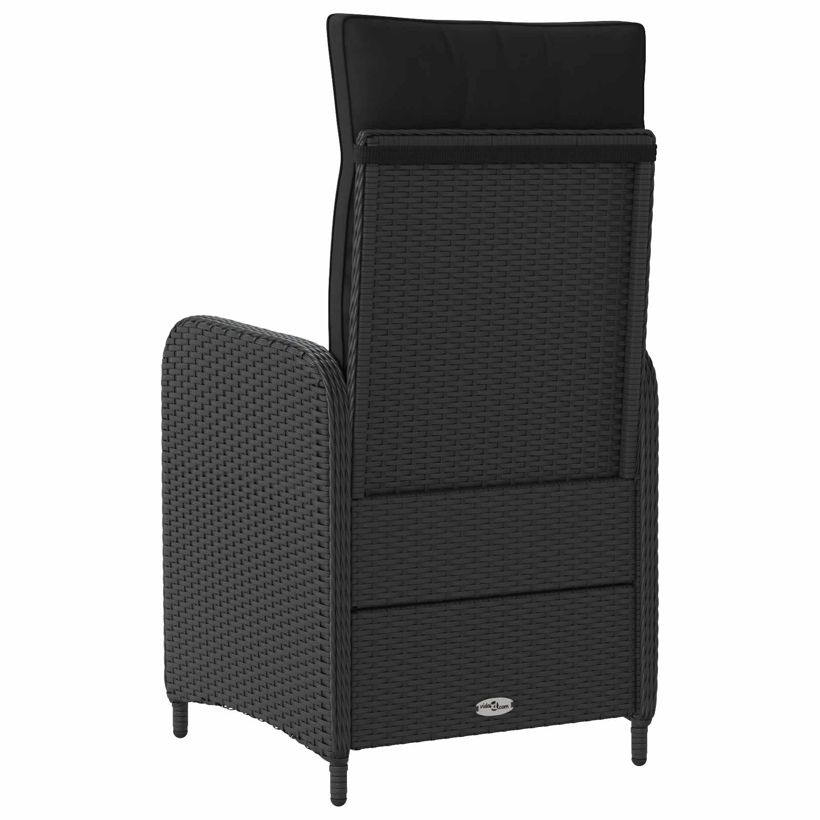 Sulankstoma sodo kėdė Juodas 57 x 63 x 94 cm poliratanas
