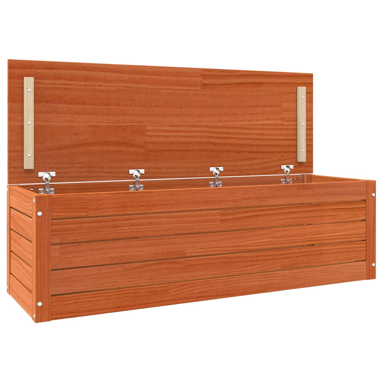 Glabāšanas kaste ar glabātuvi Vaska brūna 109 x 36,5 x 33 cm