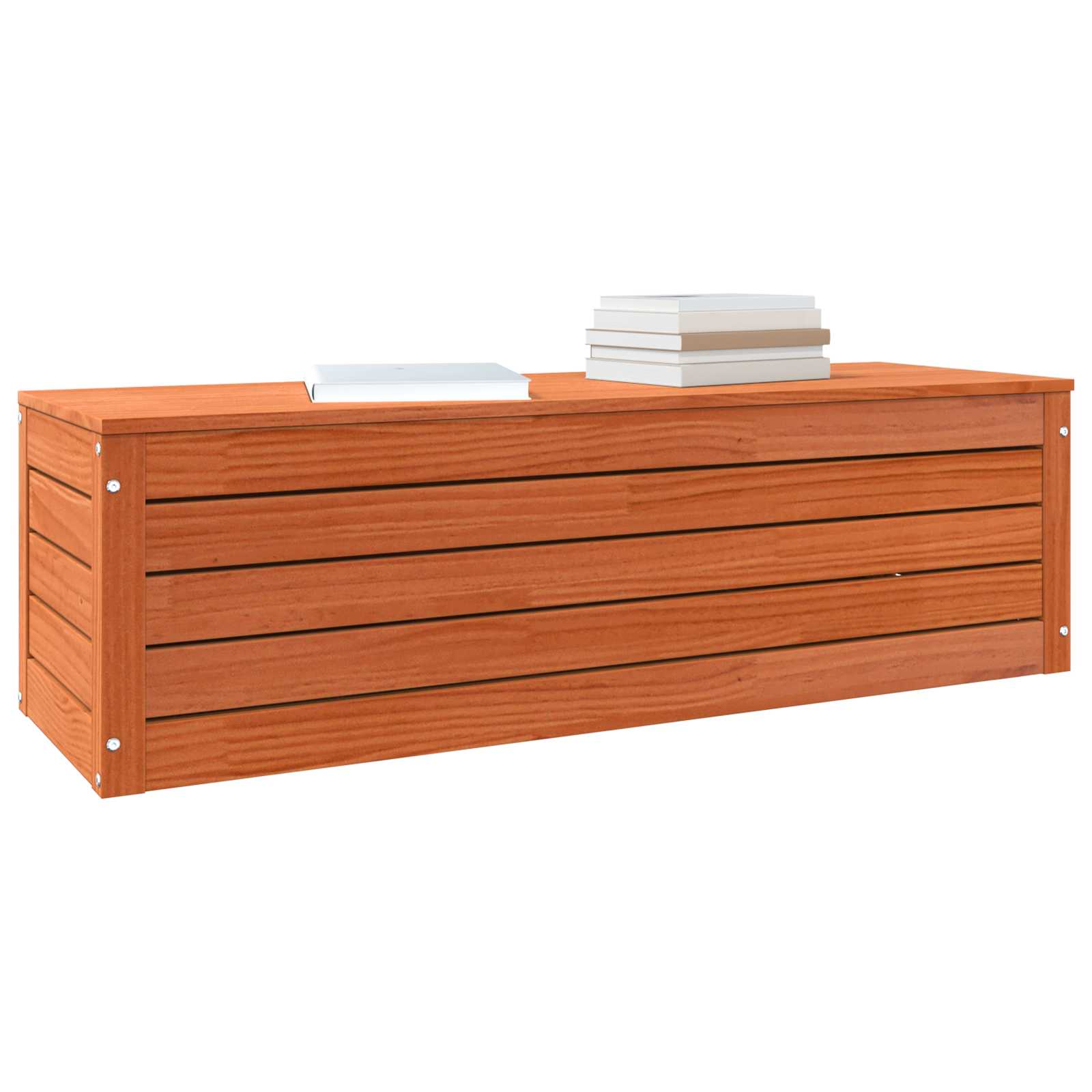 Glabāšanas kaste ar glabātuvi Vaska brūna 109 x 36,5 x 33 cm