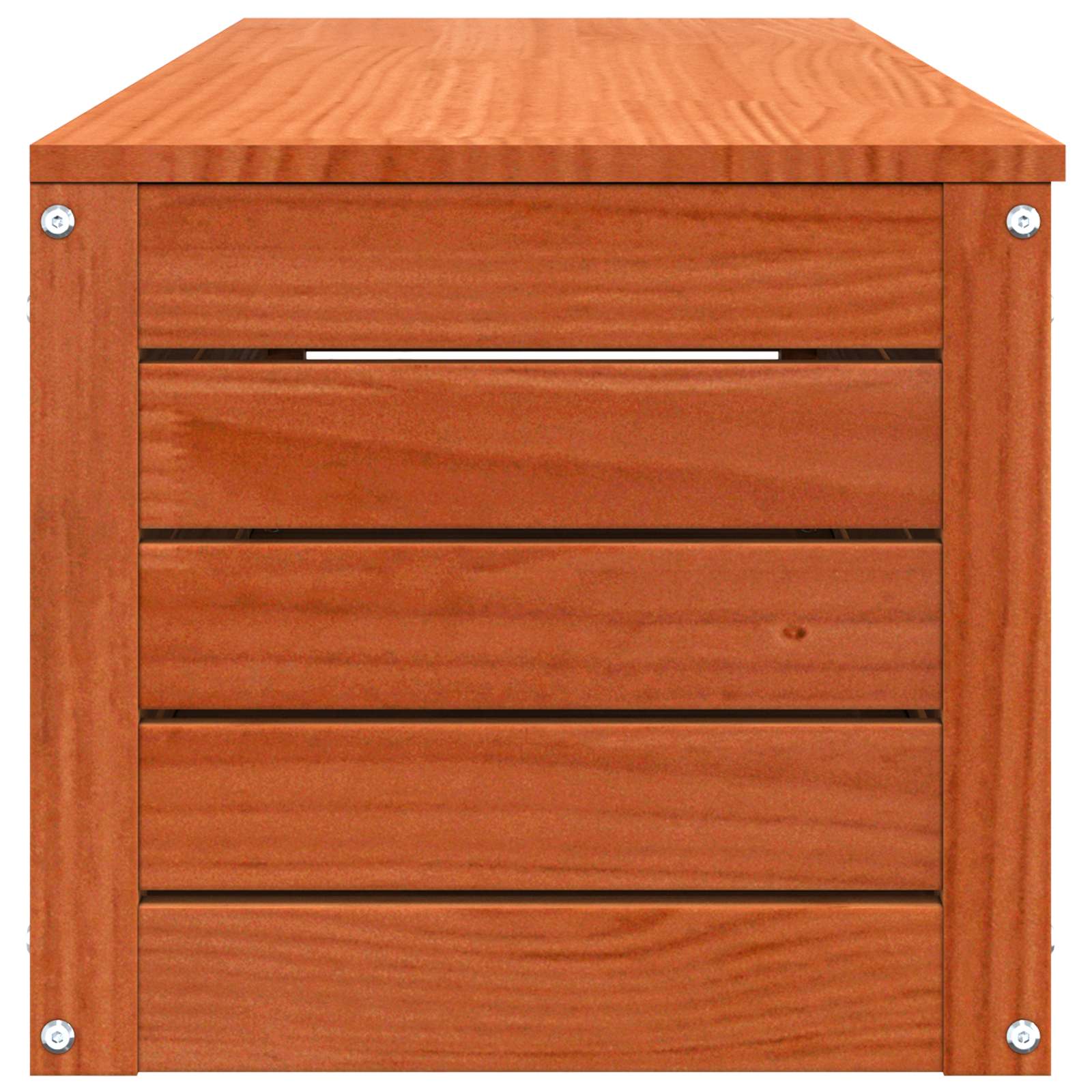 Glabāšanas kaste ar glabātuvi Vaska brūna 109 x 36,5 x 33 cm
