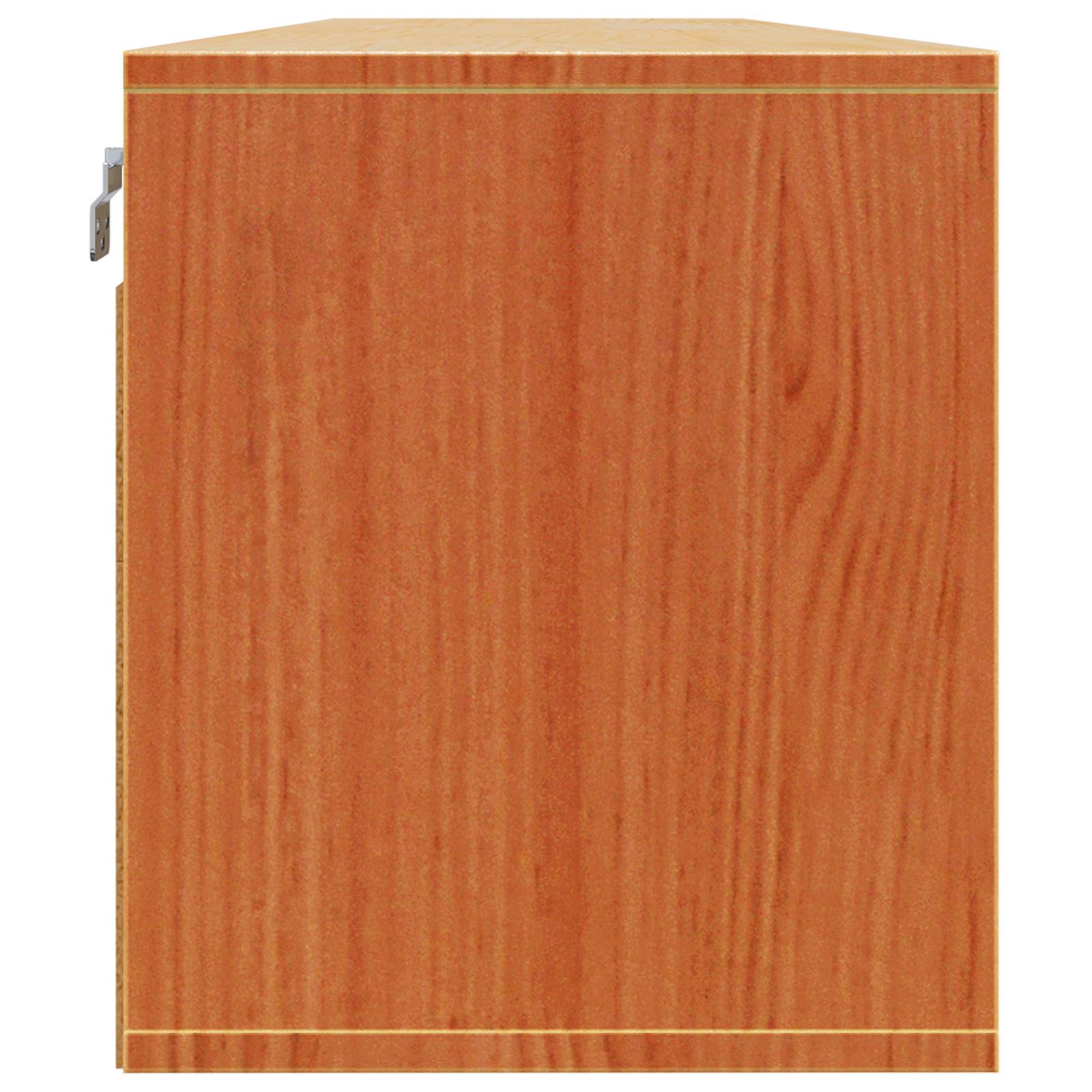Wall cabinet with shelf 2 pcs Waxed brown 80 x 30 x 35 cm