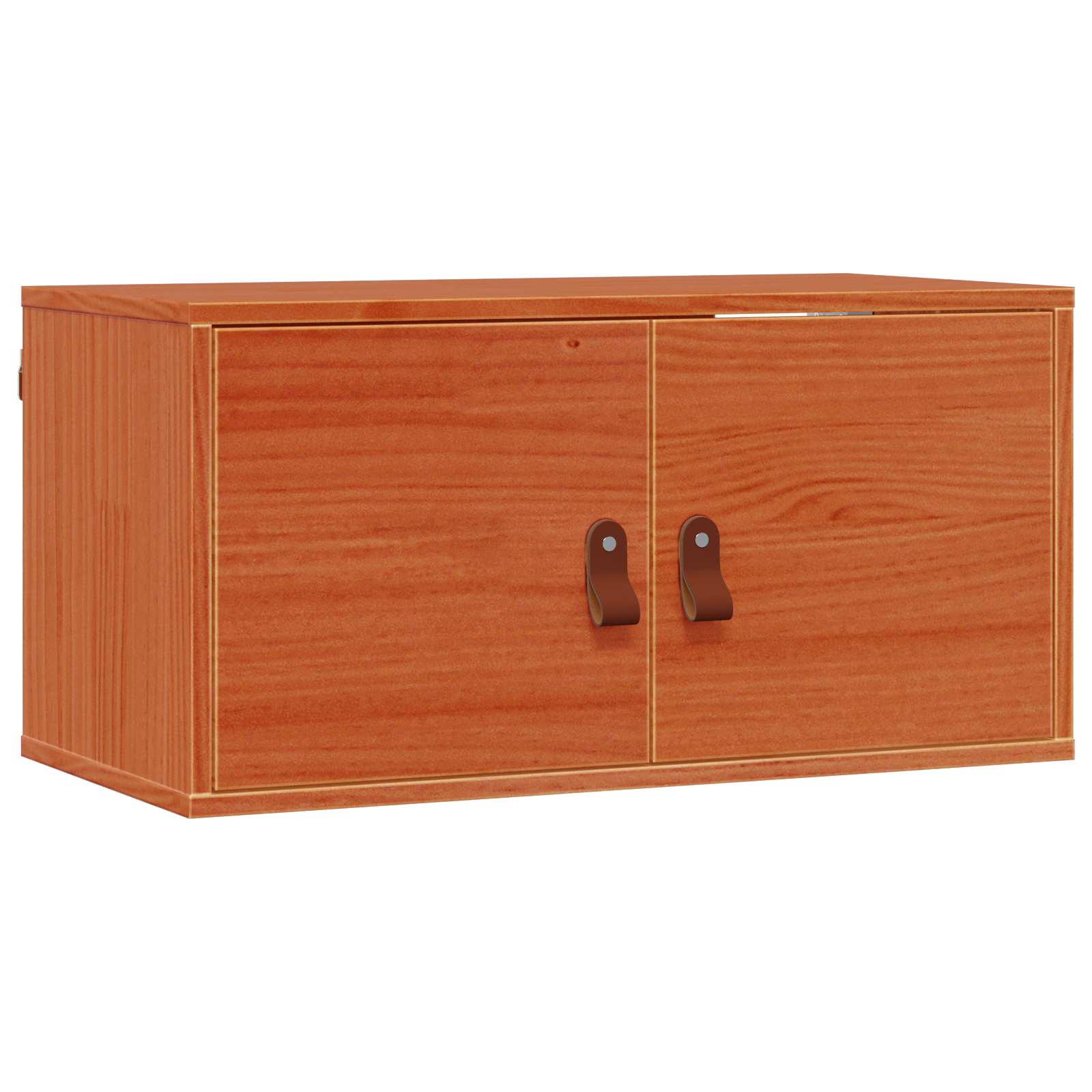 Wall Cabinet with Shelf 2 pcs Wax Brown 60 x 30 x 30 cm