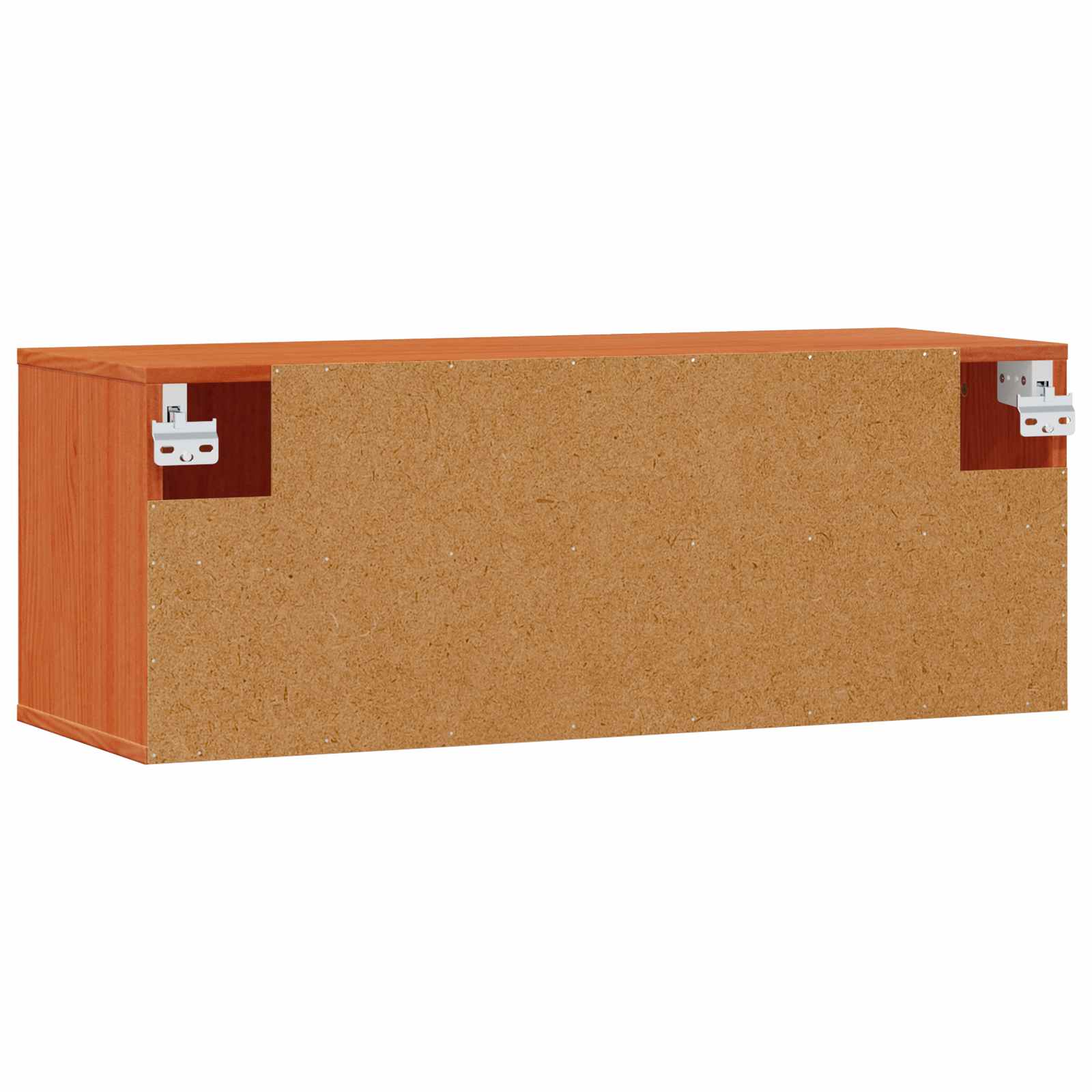 Wall Cabinet with Shelf 2 pcs Wax Brown 80 x 30 x 30 cm