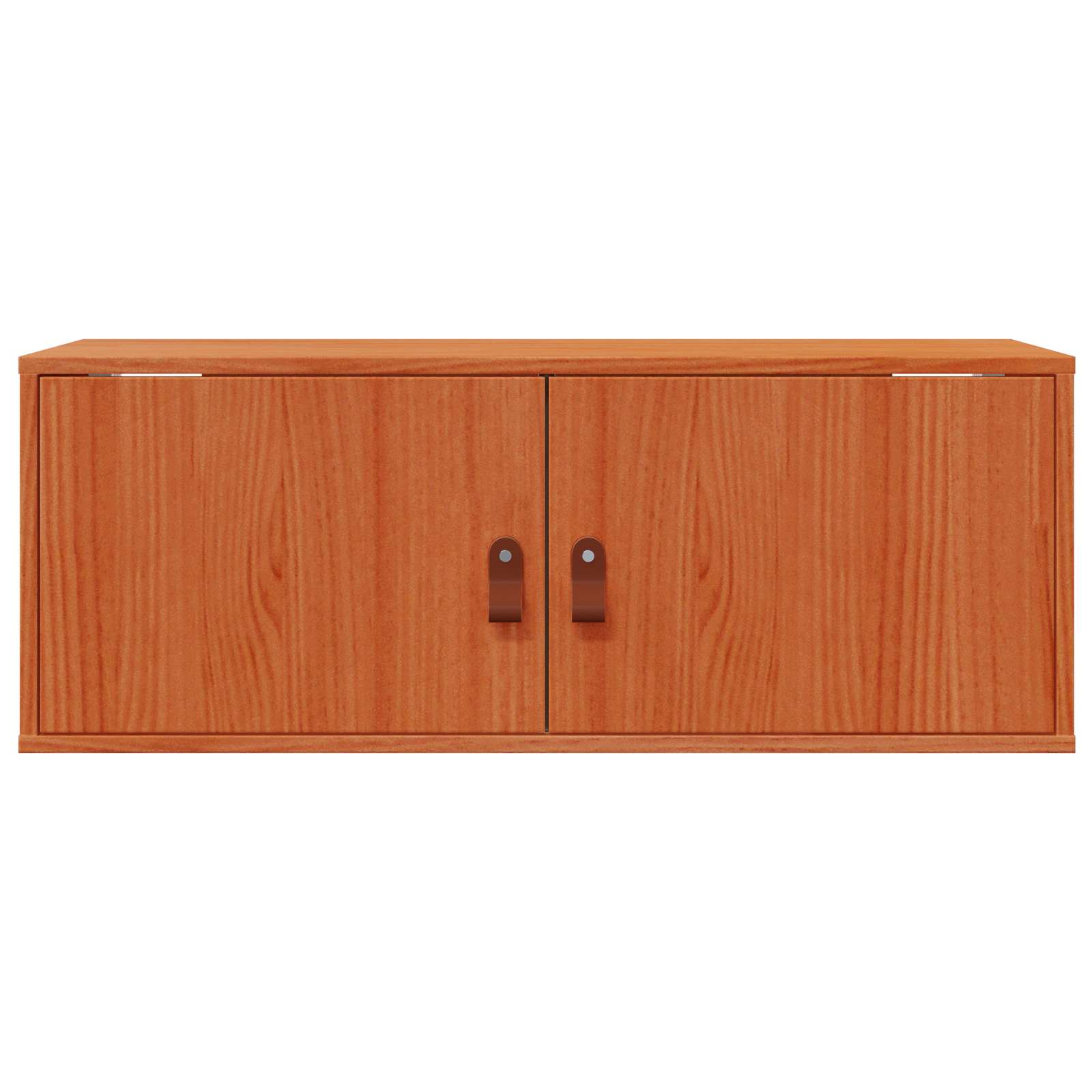 Wall Cabinet with Shelf 2 pcs Wax Brown 80 x 30 x 30 cm