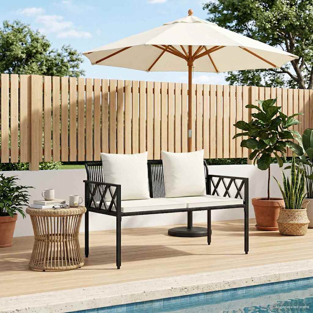 Lauko suoleliai 2 -Seater 116 x 56 x 75 cm poliratanas