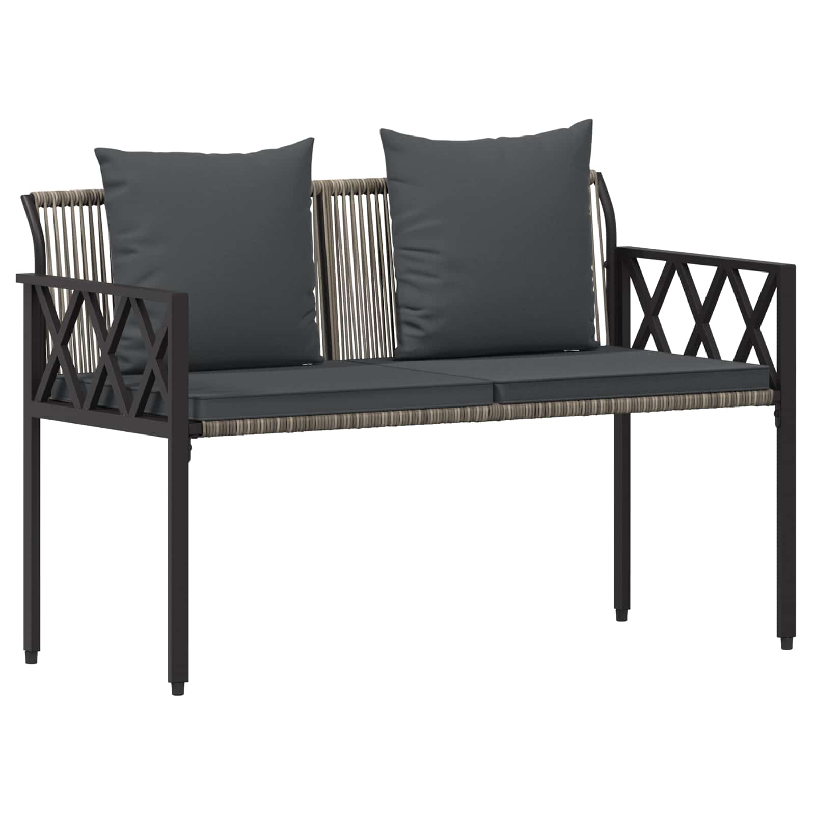 Lauko suoleliai 2 -Seater 116 x 56 x 75 cm poliratanas