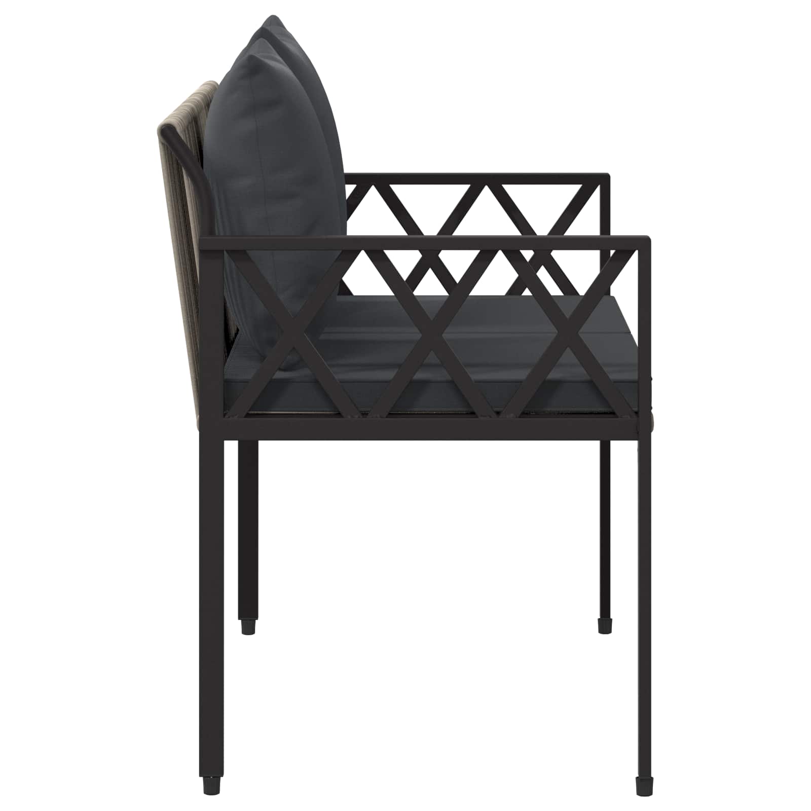 Lauko suoleliai 2 -Seater 116 x 56 x 75 cm poliratanas