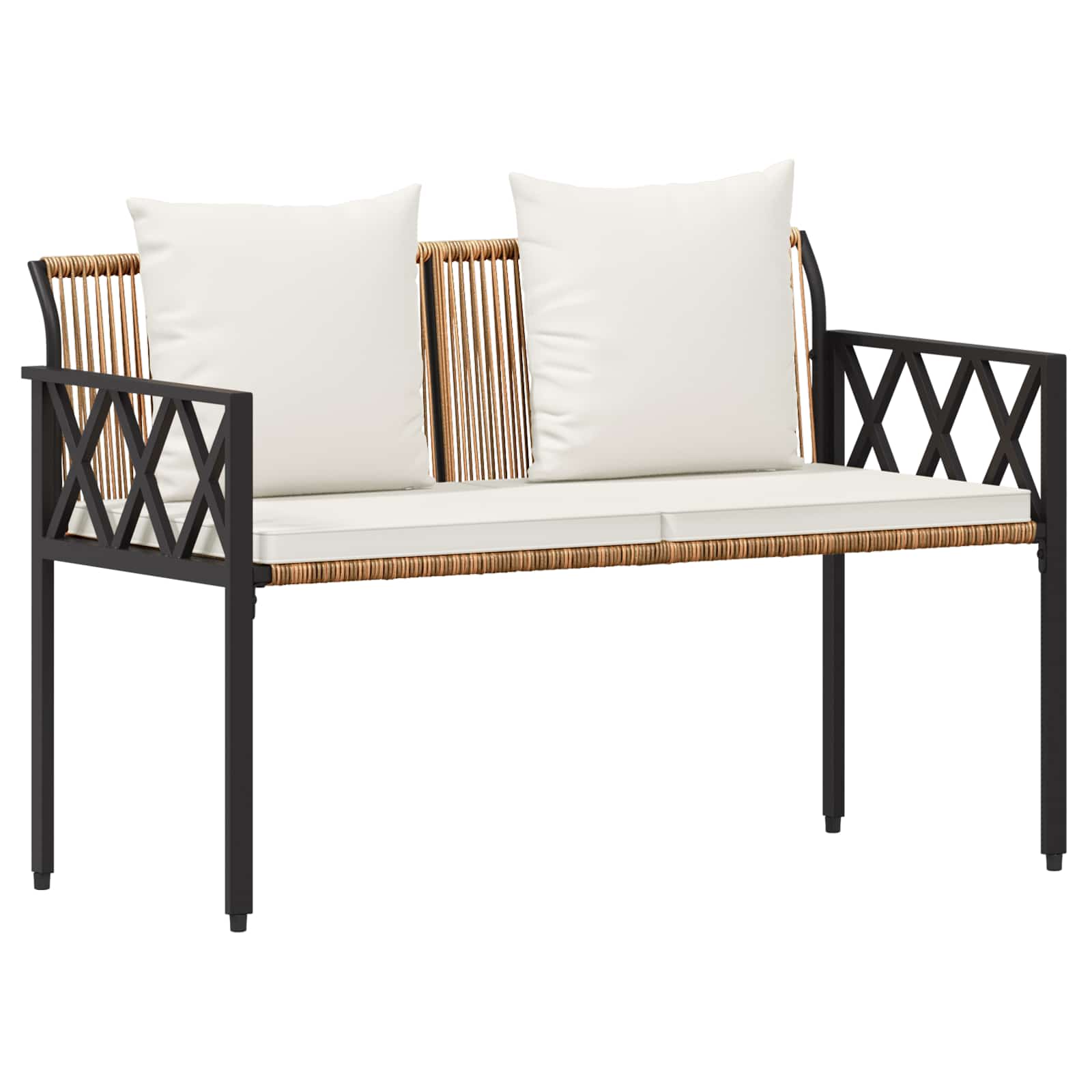 Lauko suoleliai 2 -Seater 116 x 56 x 75 cm poliratanas