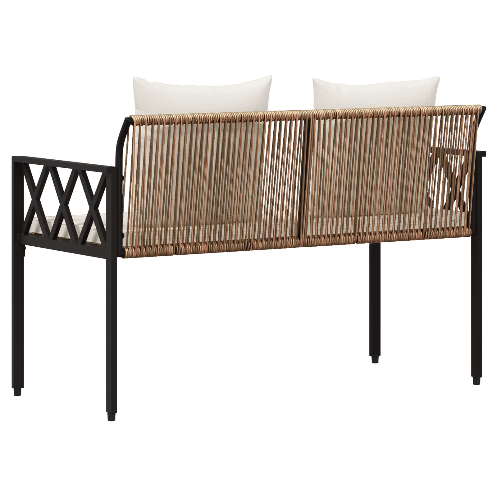 Lauko suoleliai 2 -Seater 116 x 56 x 75 cm poliratanas