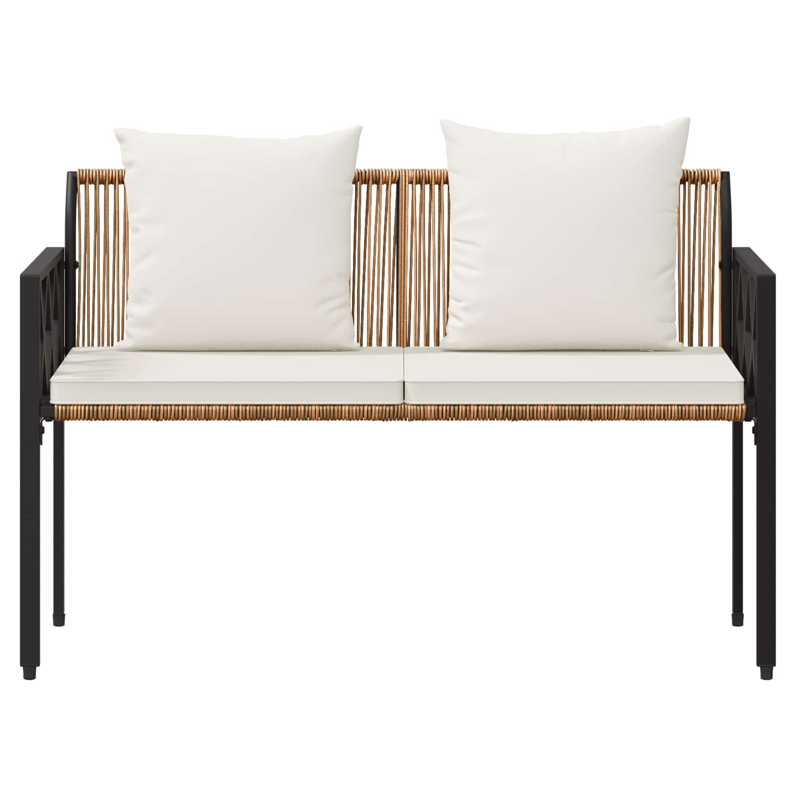 Lauko suoleliai 2 -Seater 116 x 56 x 75 cm poliratanas