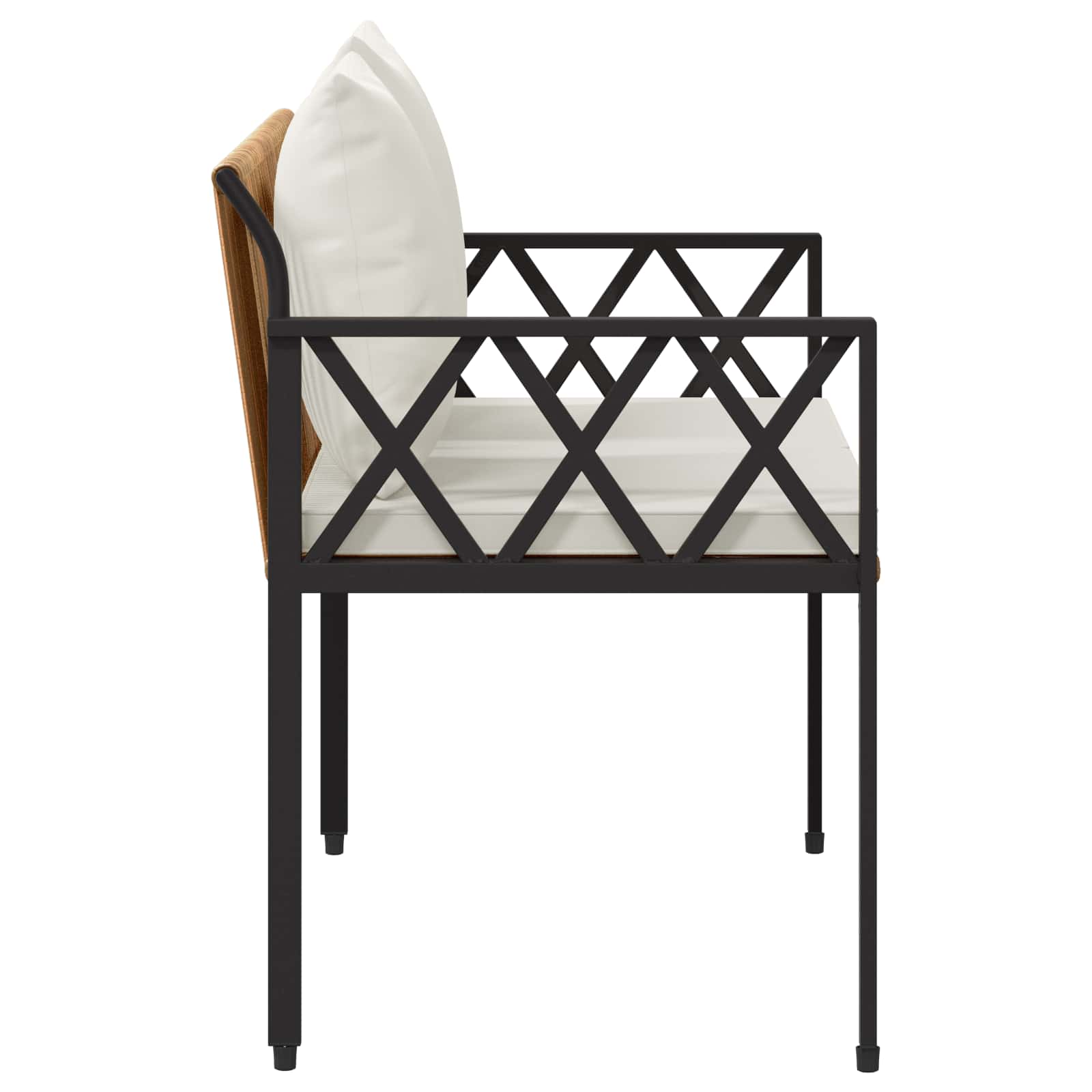 Lauko suoleliai 2 -Seater 116 x 56 x 75 cm poliratanas