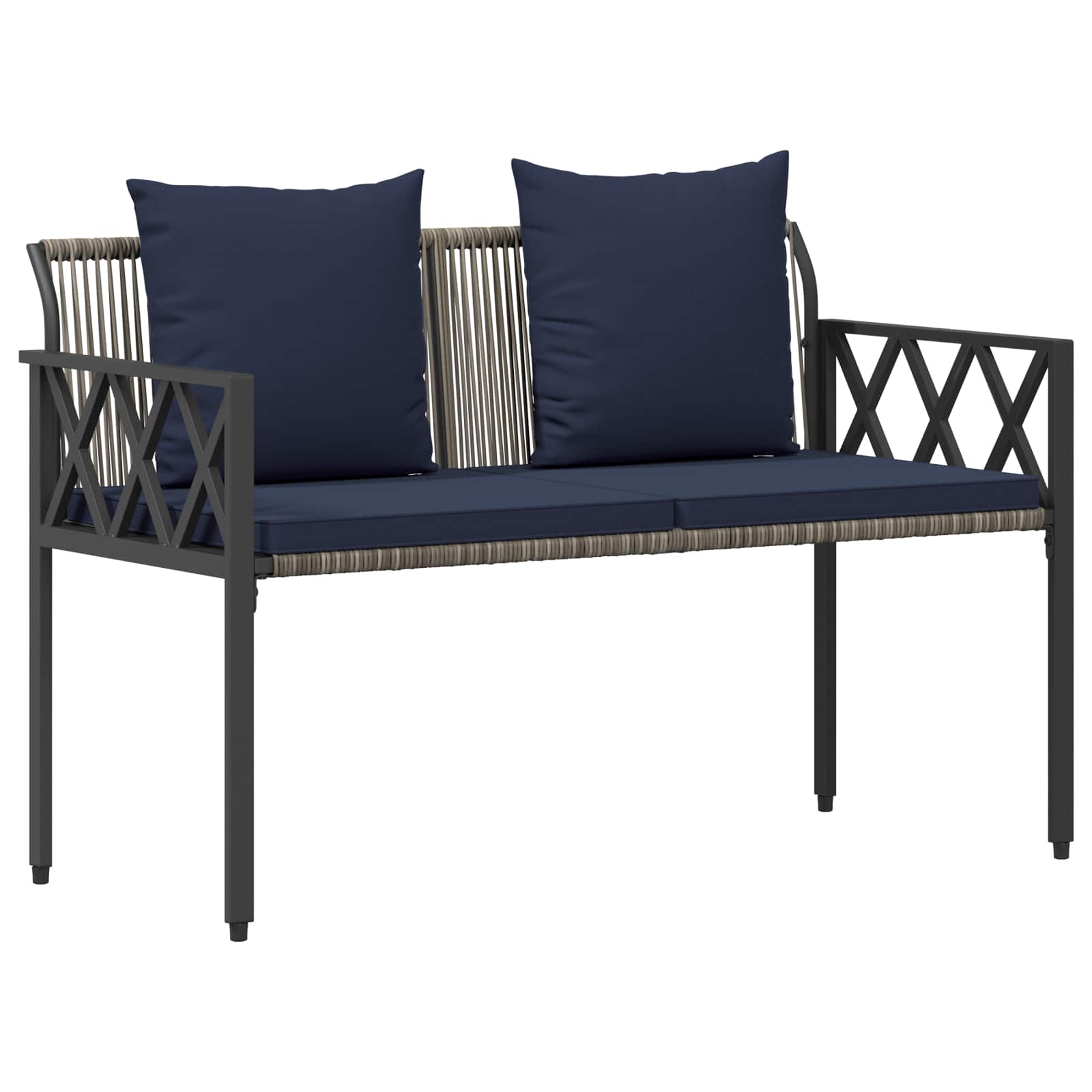 Lauko suoleliai 2 -Seater 116 x 56 x 75 cm poliratanas