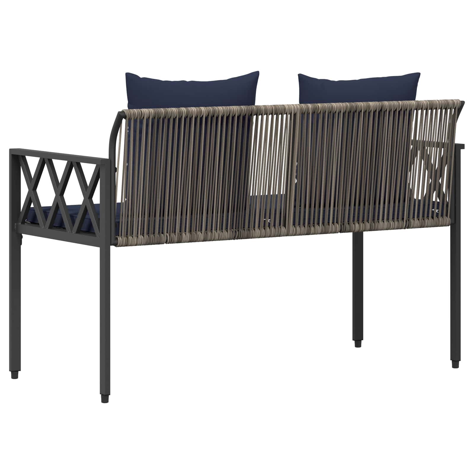 Lauko suoleliai 2 -Seater 116 x 56 x 75 cm poliratanas