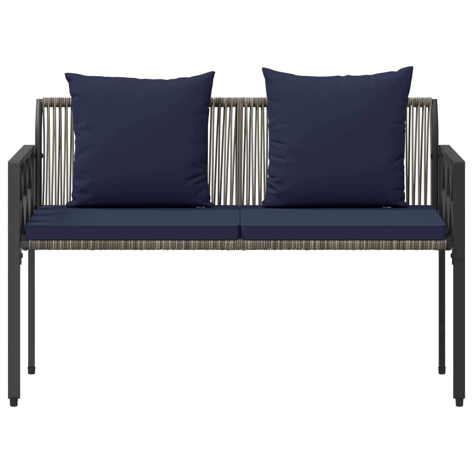 Lauko suoleliai 2 -Seater 116 x 56 x 75 cm poliratanas