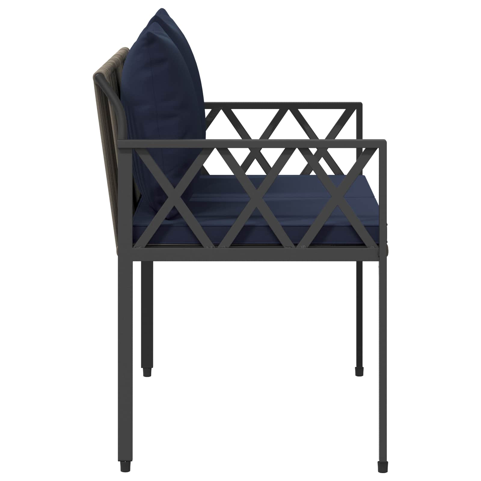 Lauko suoleliai 2 -Seater 116 x 56 x 75 cm poliratanas