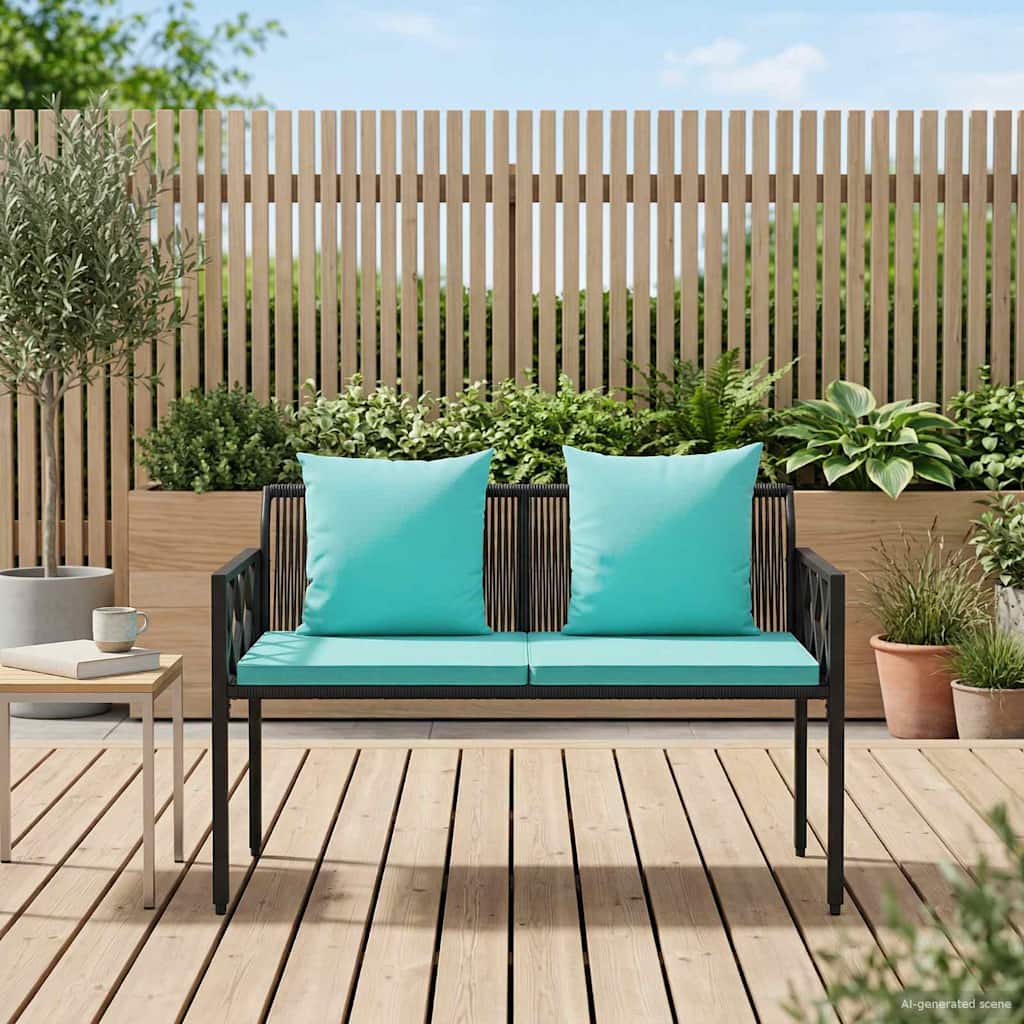 Lauko suoleliai 2 -Seater 116 x 56 x 75 cm poliratanas