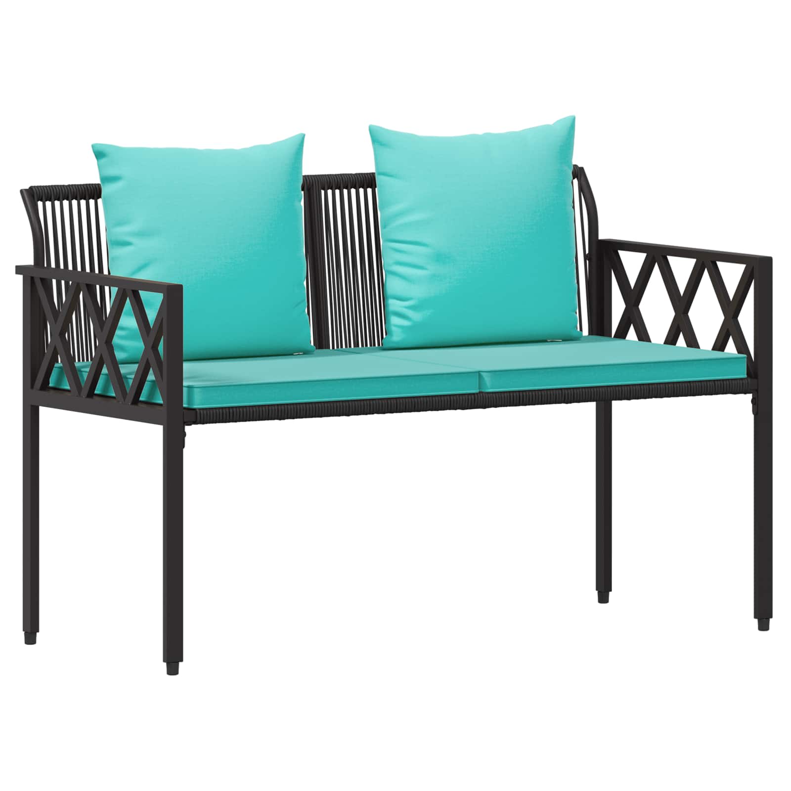 Lauko suoleliai 2 -Seater 116 x 56 x 75 cm poliratanas