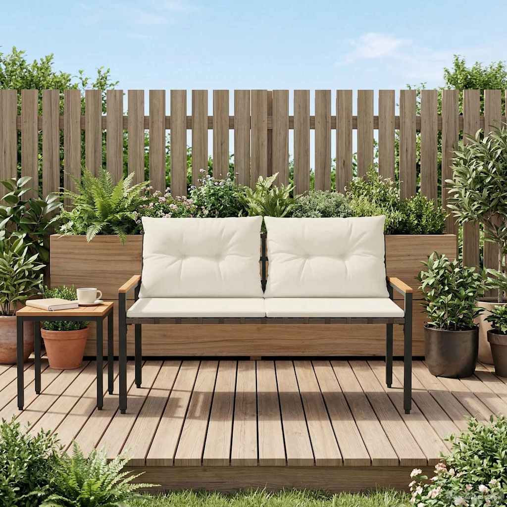 Lauko suolas 2 -Seater 116 x 67,5 x 72 cm poliratanas
