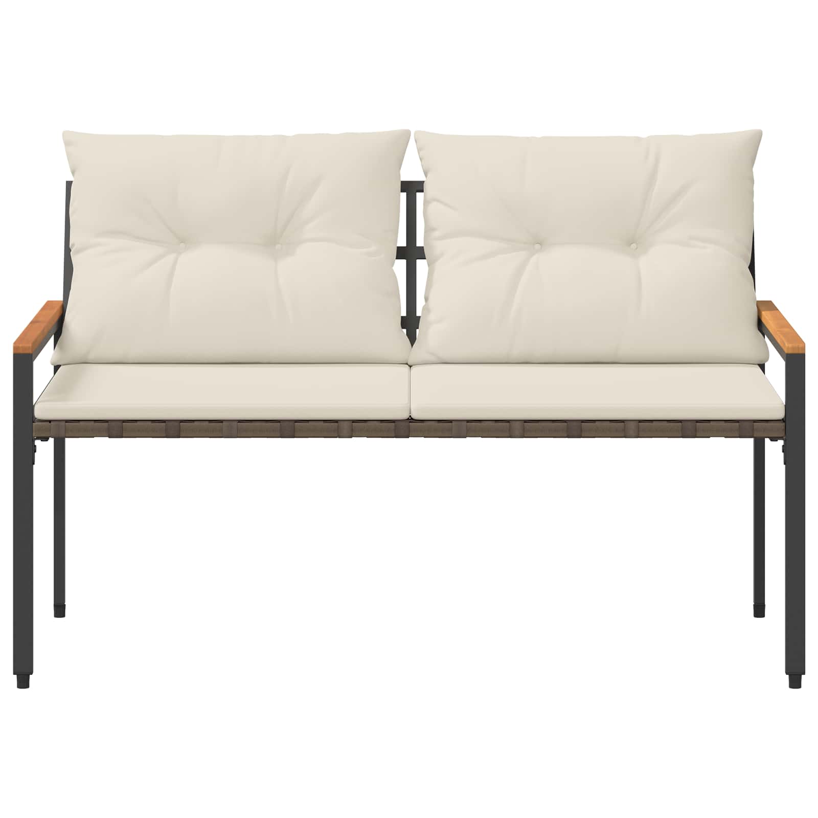 Lauko suolas 2 -Seater 116 x 67,5 x 72 cm poliratanas