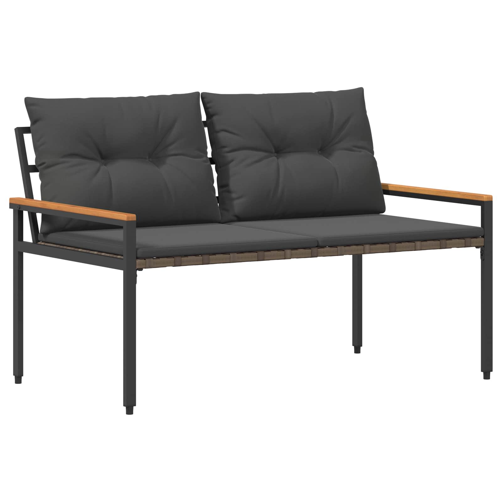 Lauko suolas 2 -Seater 116 x 67,5 x 72 cm poliratanas