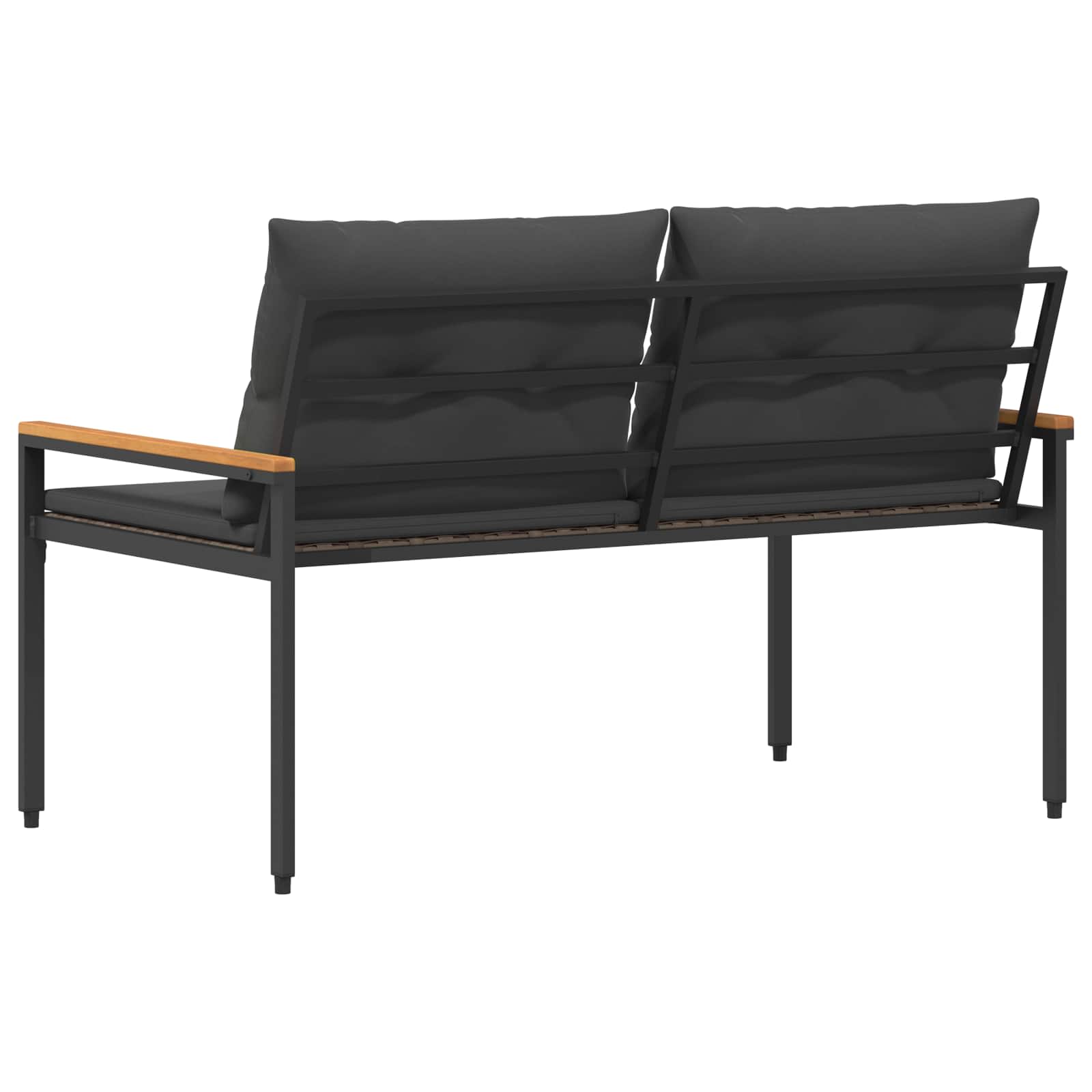 Lauko suolas 2 -Seater 116 x 67,5 x 72 cm poliratanas