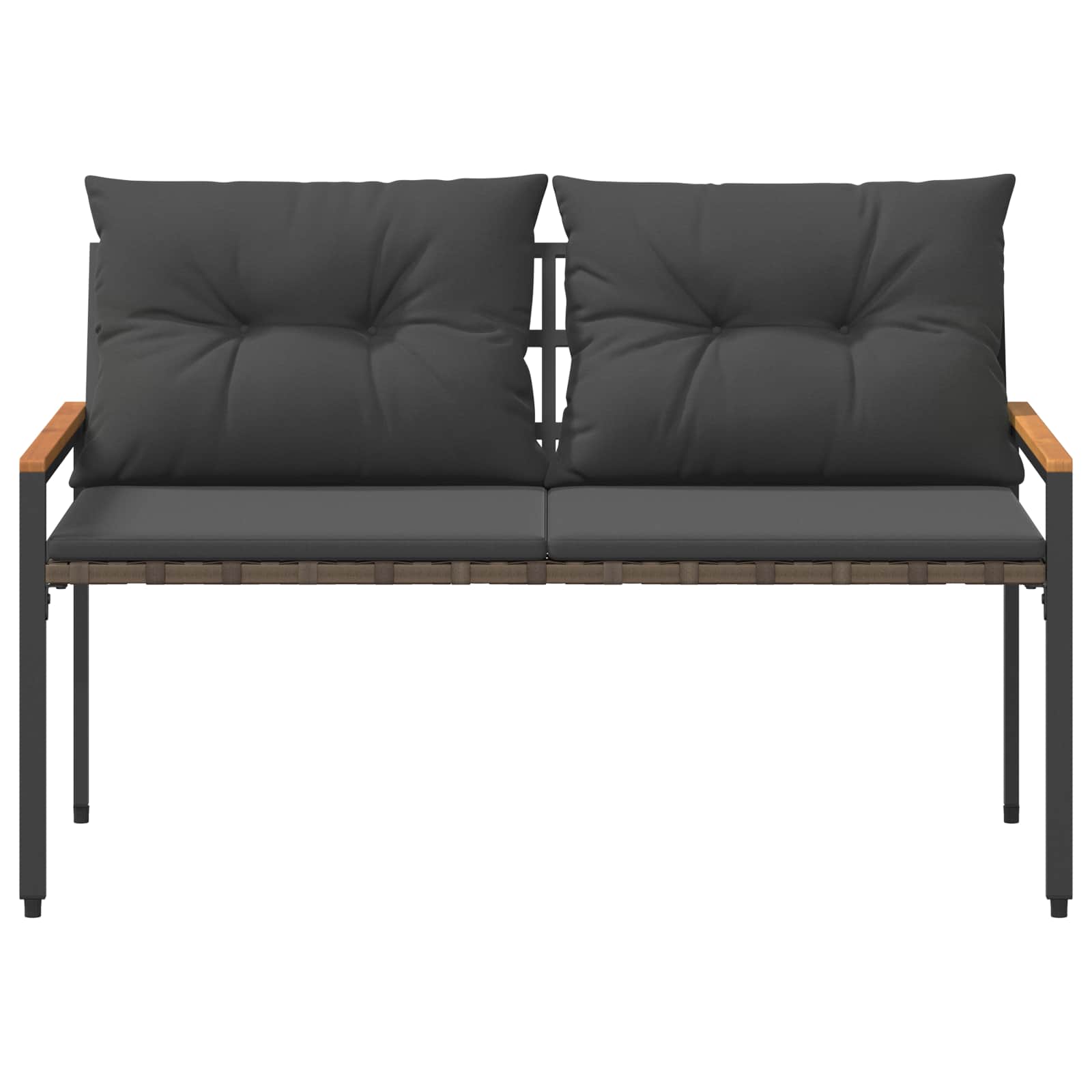 Lauko suolas 2 -Seater 116 x 67,5 x 72 cm poliratanas