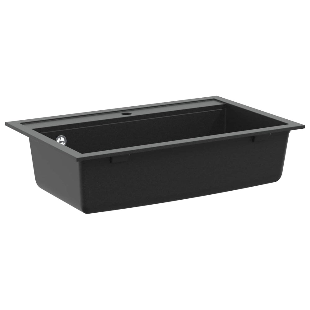 Kriauklė Juoda 795 x 505 mm Granitas