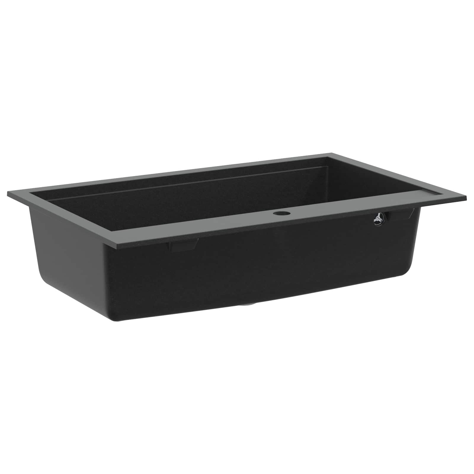 Kriauklė Juoda 795 x 505 mm Granitas