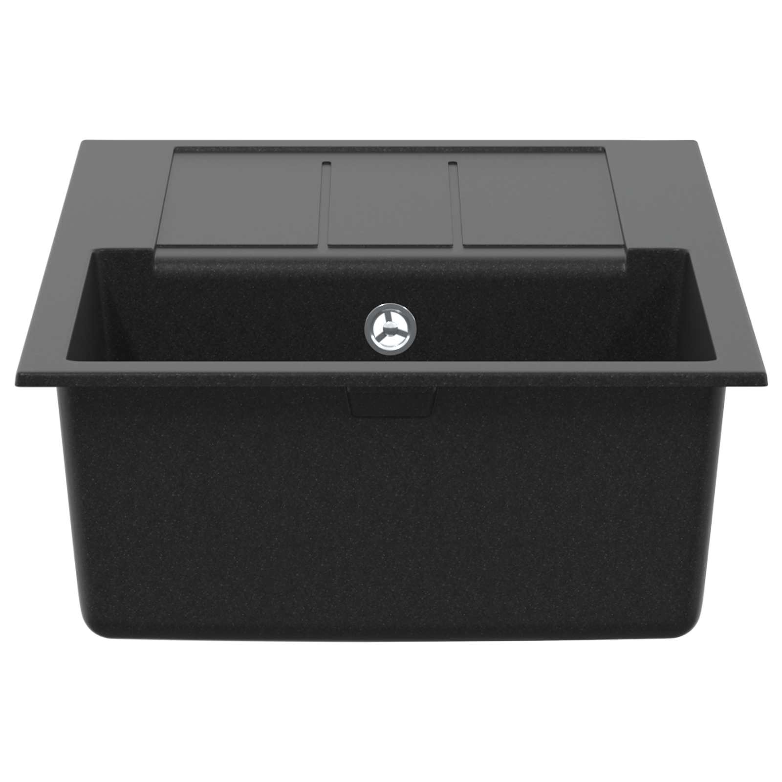 Kriauklė Juoda 780 x 500 mm 80% Kvarcas ir 20% Derva