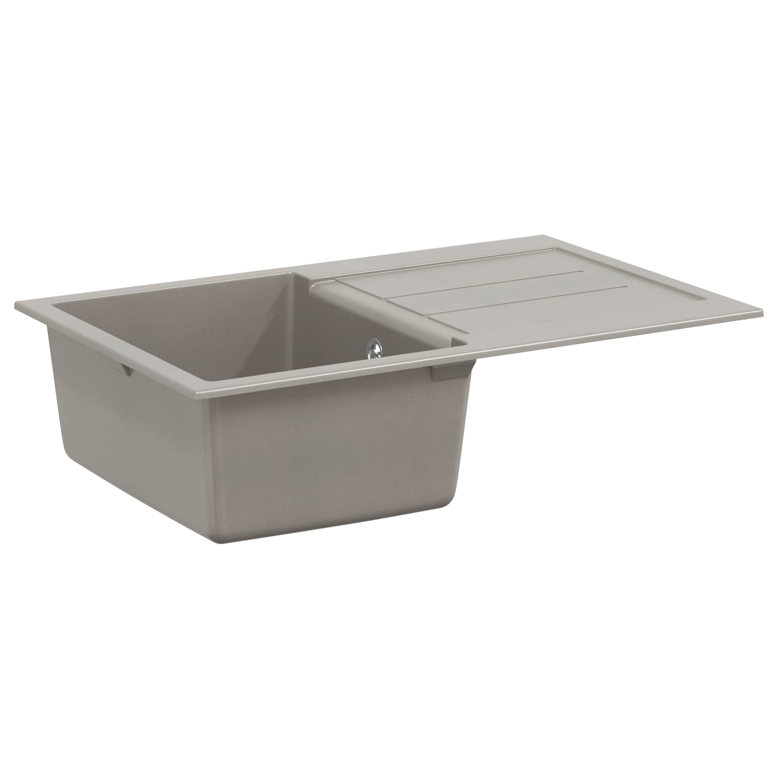 Izlietne Pelēka 780 x 500 mm 80% Kvarcs un 20% Sveķi